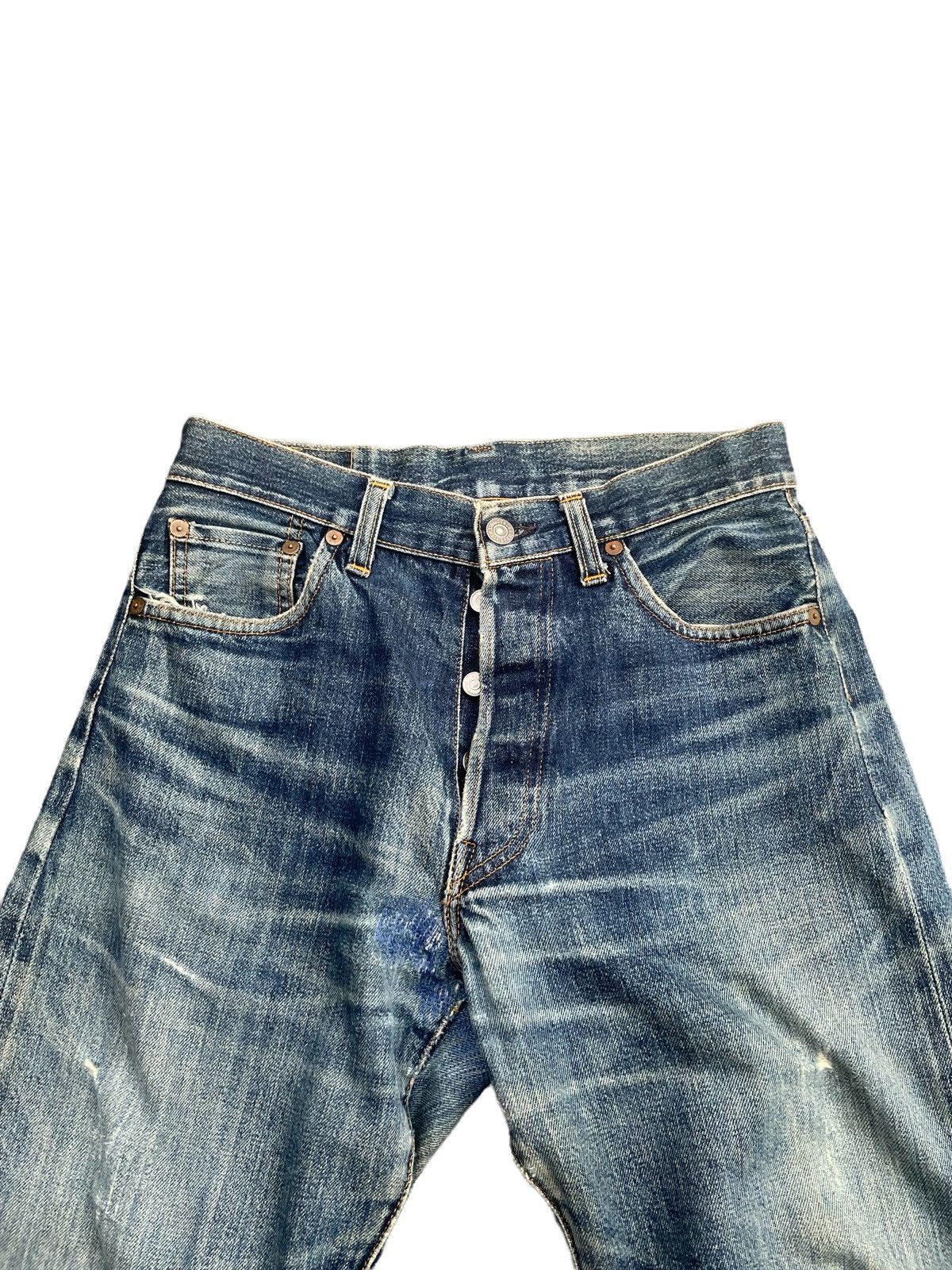 Levi's Vintage 1998 Levis Lot 501XX E Distresed Rework Size US 29 - 8 Thumbnail