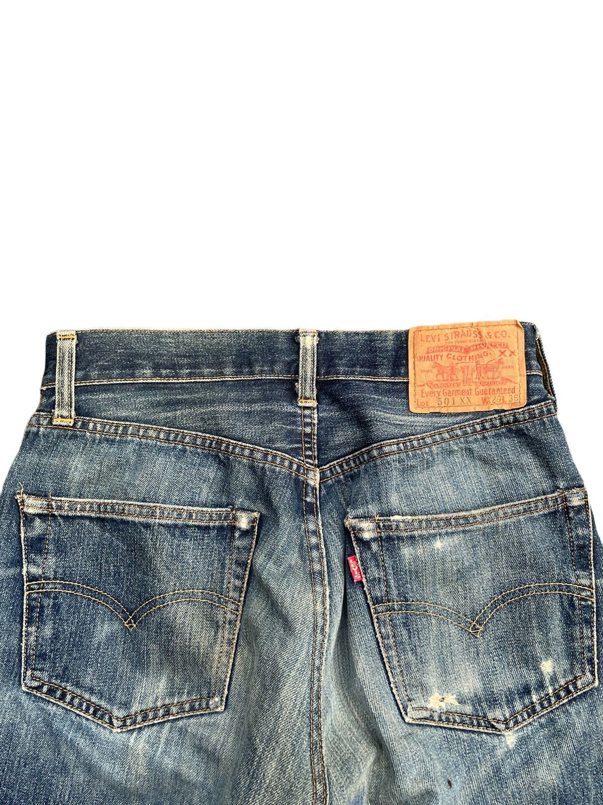 Levi's Vintage 1998 Levis Lot 501XX E Distresed Rework Size US 29 - 16 Thumbnail