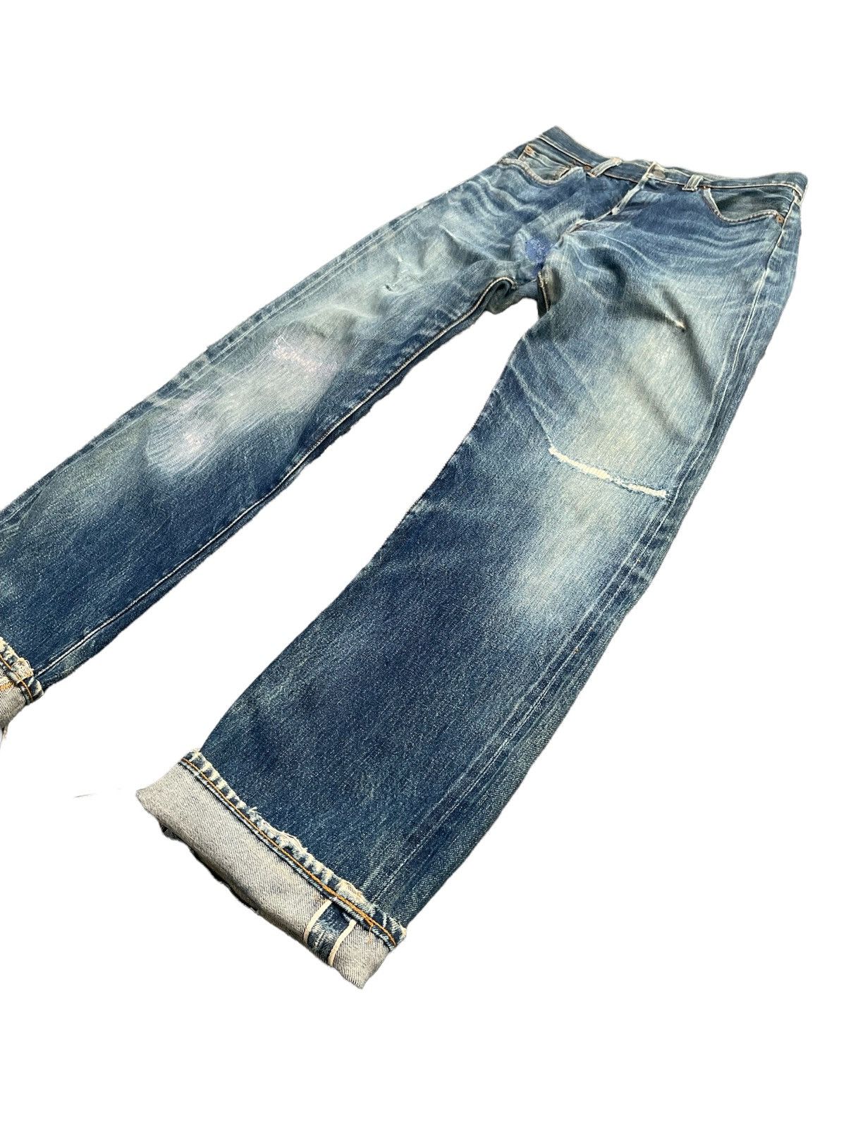 Levi's Vintage 1998 Levis Lot 501XX E Distresed Rework Size US 29 - 3 Thumbnail
