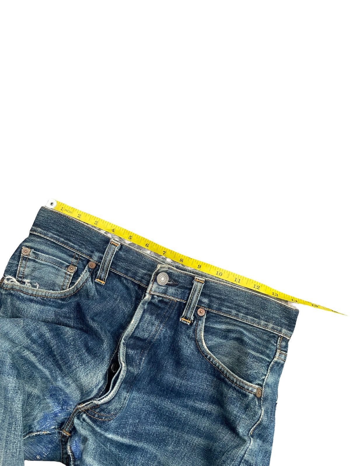 Levi's Vintage 1998 Levis Lot 501XX E Distresed Rework Size US 29 - 2 Thumbnail