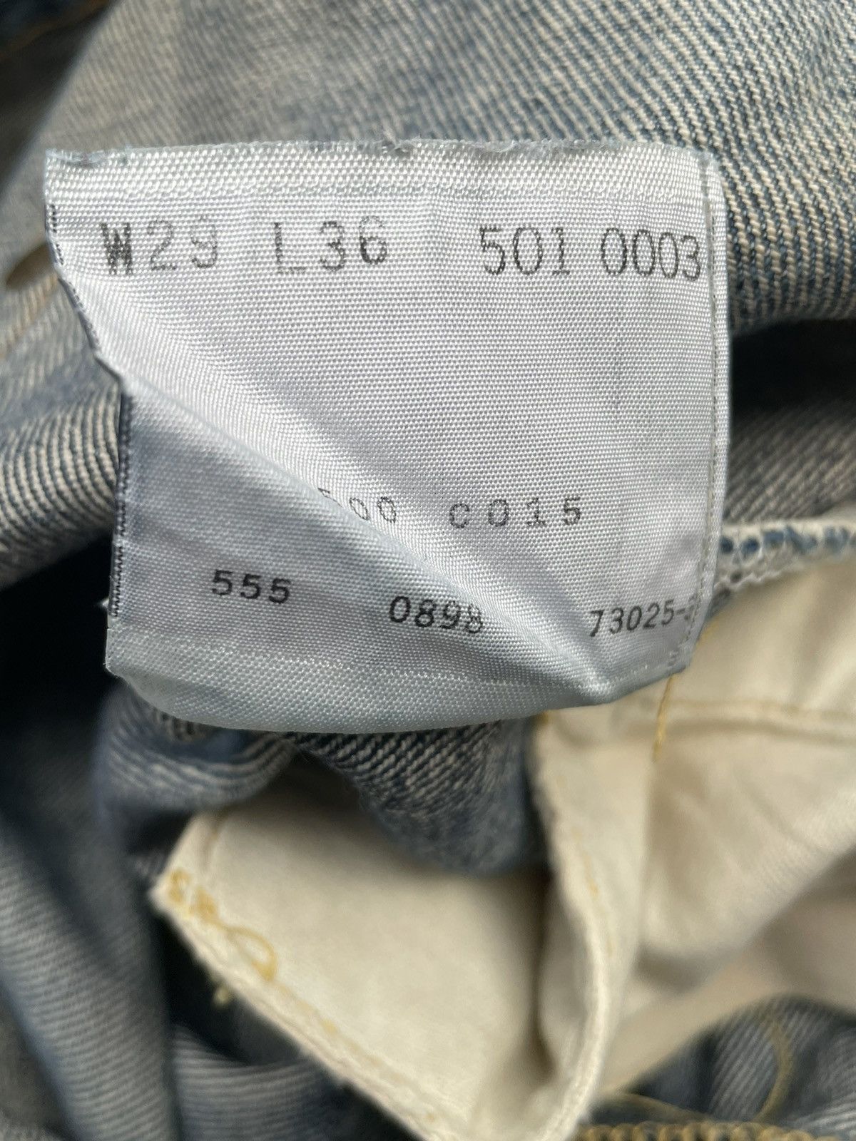 Levi's Vintage 1998 Levis Lot 501XX E Distresed Rework Size US 29 - 23 Thumbnail