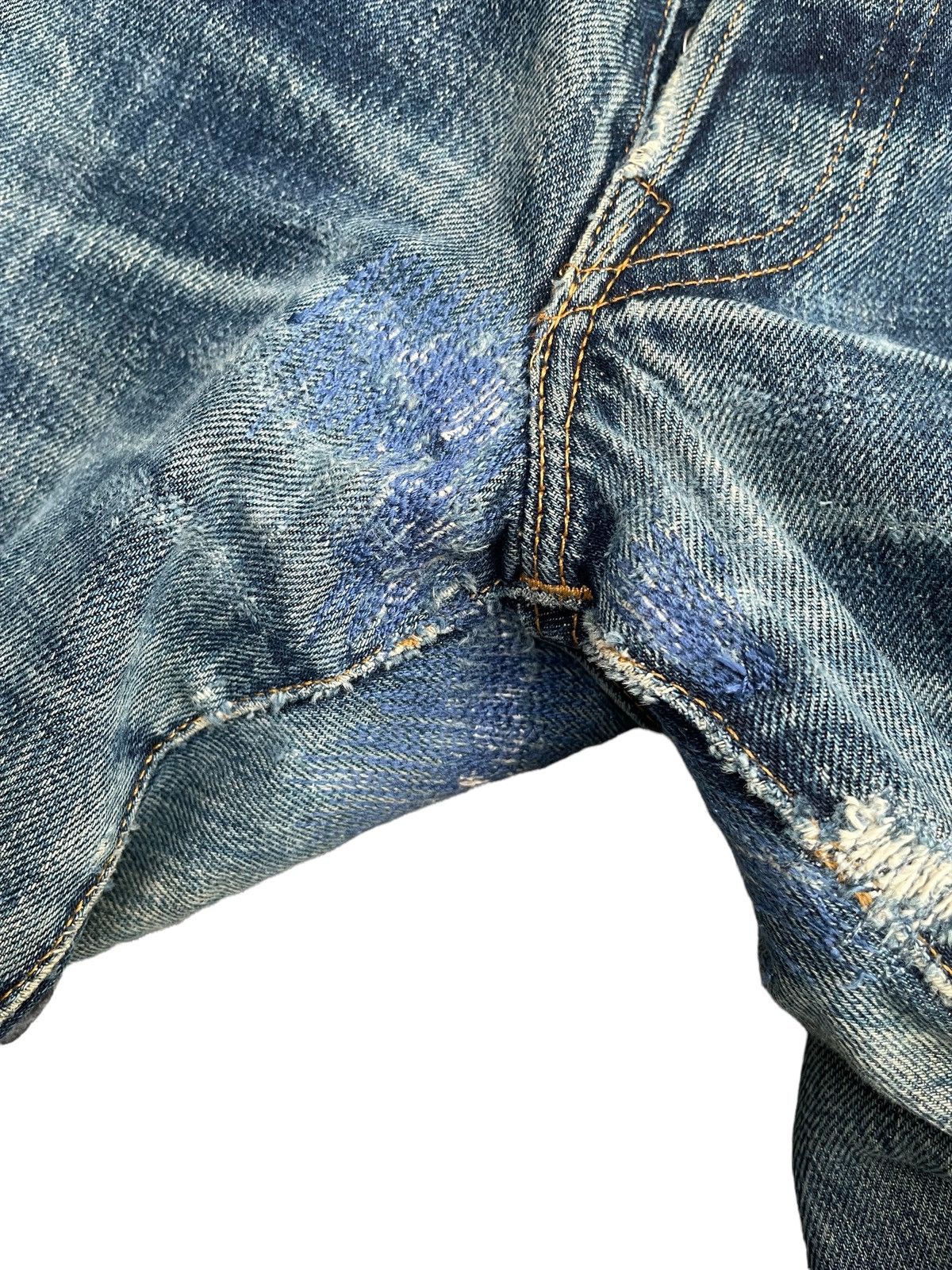 Levi's Vintage 1998 Levis Lot 501XX E Distresed Rework Size US 29 - 9 Thumbnail