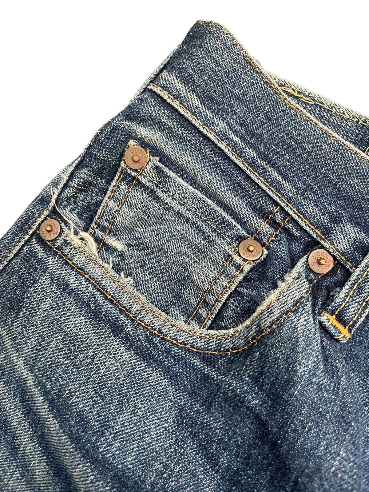 Levi's Vintage 1998 Levis Lot 501XX E Distresed Rework Size US 29 - 11 Thumbnail