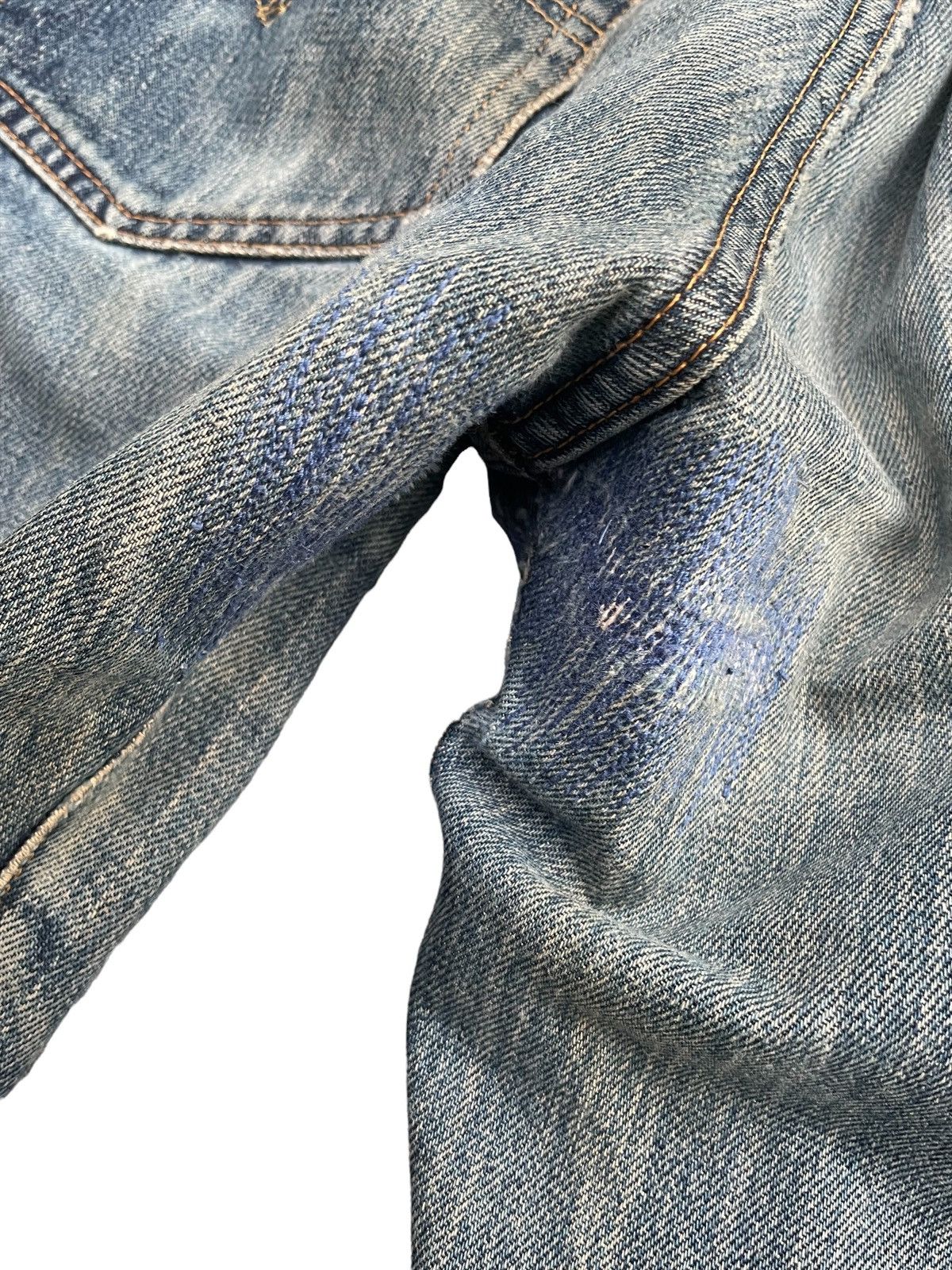 Levi's Vintage 1998 Levis Lot 501XX E Distresed Rework Size US 29 - 15 Thumbnail