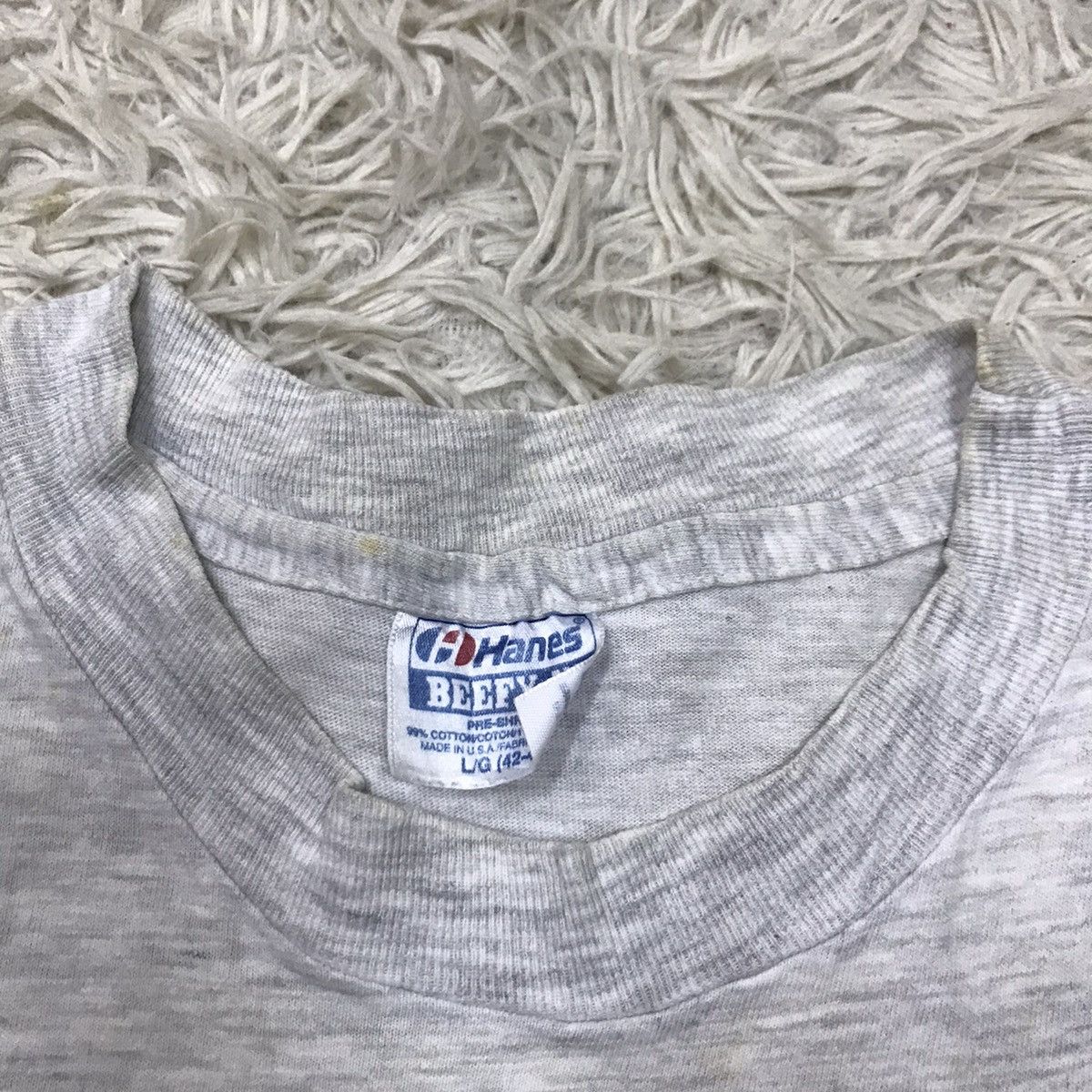Hanes VINTAGE 90s HAWAIIAN ISLAND TSHIRT Size US L / EU 52-54 / 3 - 11 Thumbnail