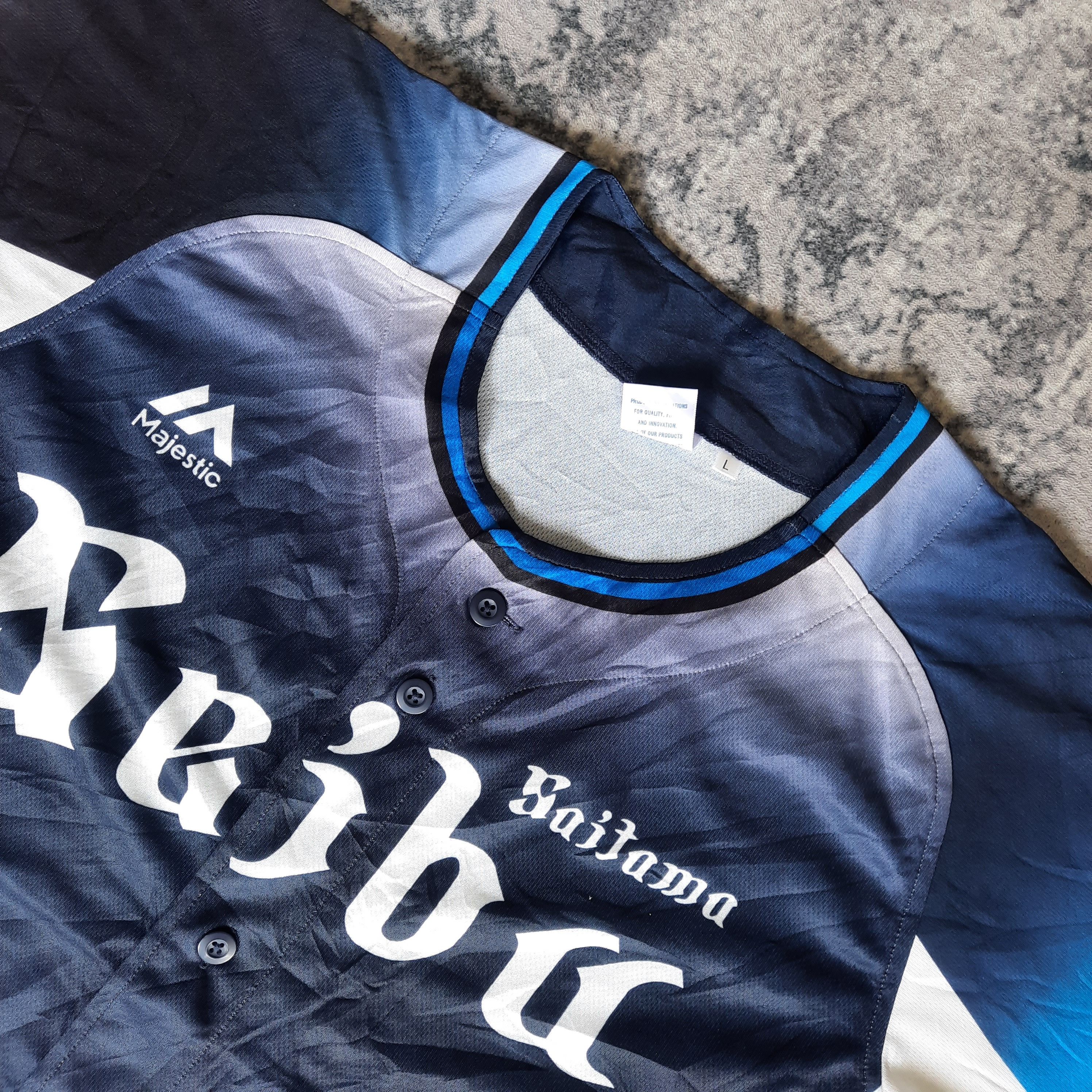 Japanese Brand × Majestic 🔥Majestic NPB saitama seibu lions baseball club jersey Size US L / EU 52-54 / 3 - 2 Thumbnail