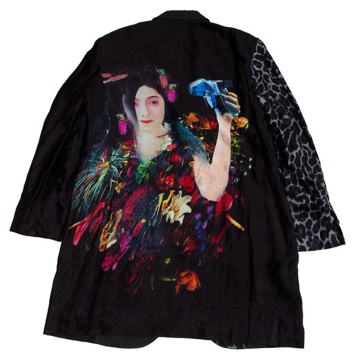 Yohji Yamamoto Yohji Yamamoto Velour Printed Jacket 19ss | Grailed