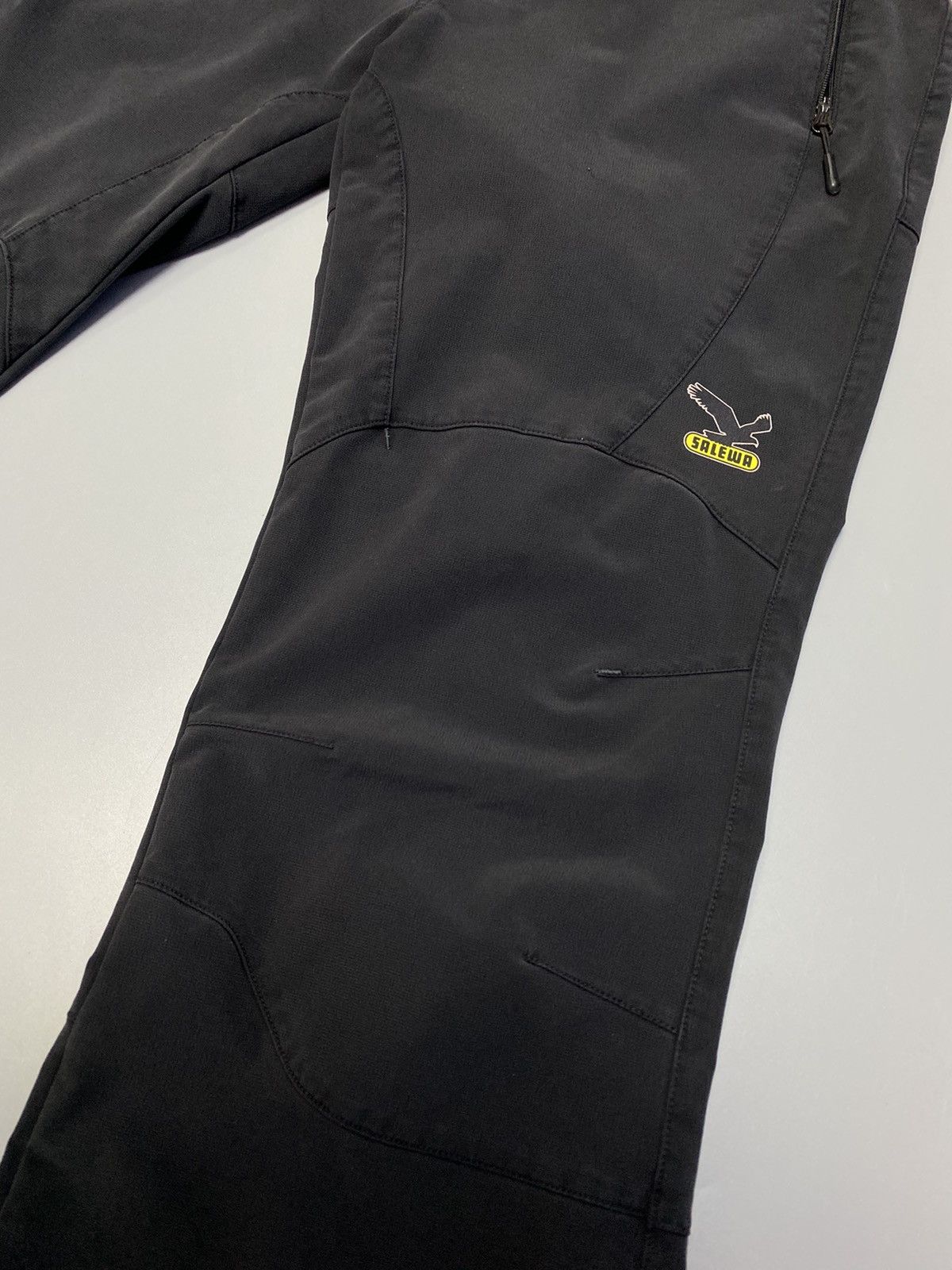 Vintage Salewa Black Hiking Track Pants Size US 34 / EU 50 - 4 Thumbnail
