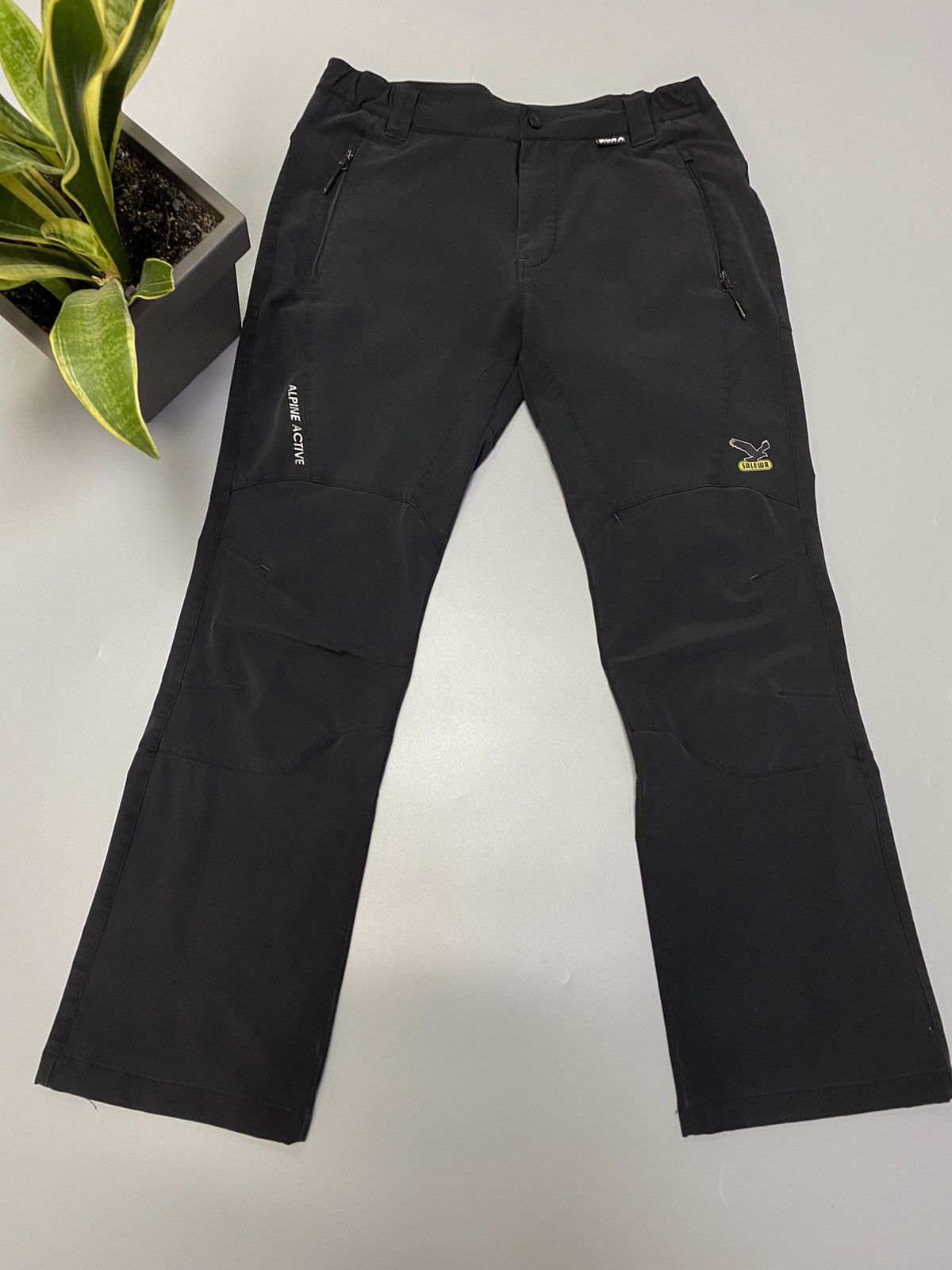 Vintage Salewa Black Hiking Track Pants Size US 34 / EU 50 - 3 Thumbnail