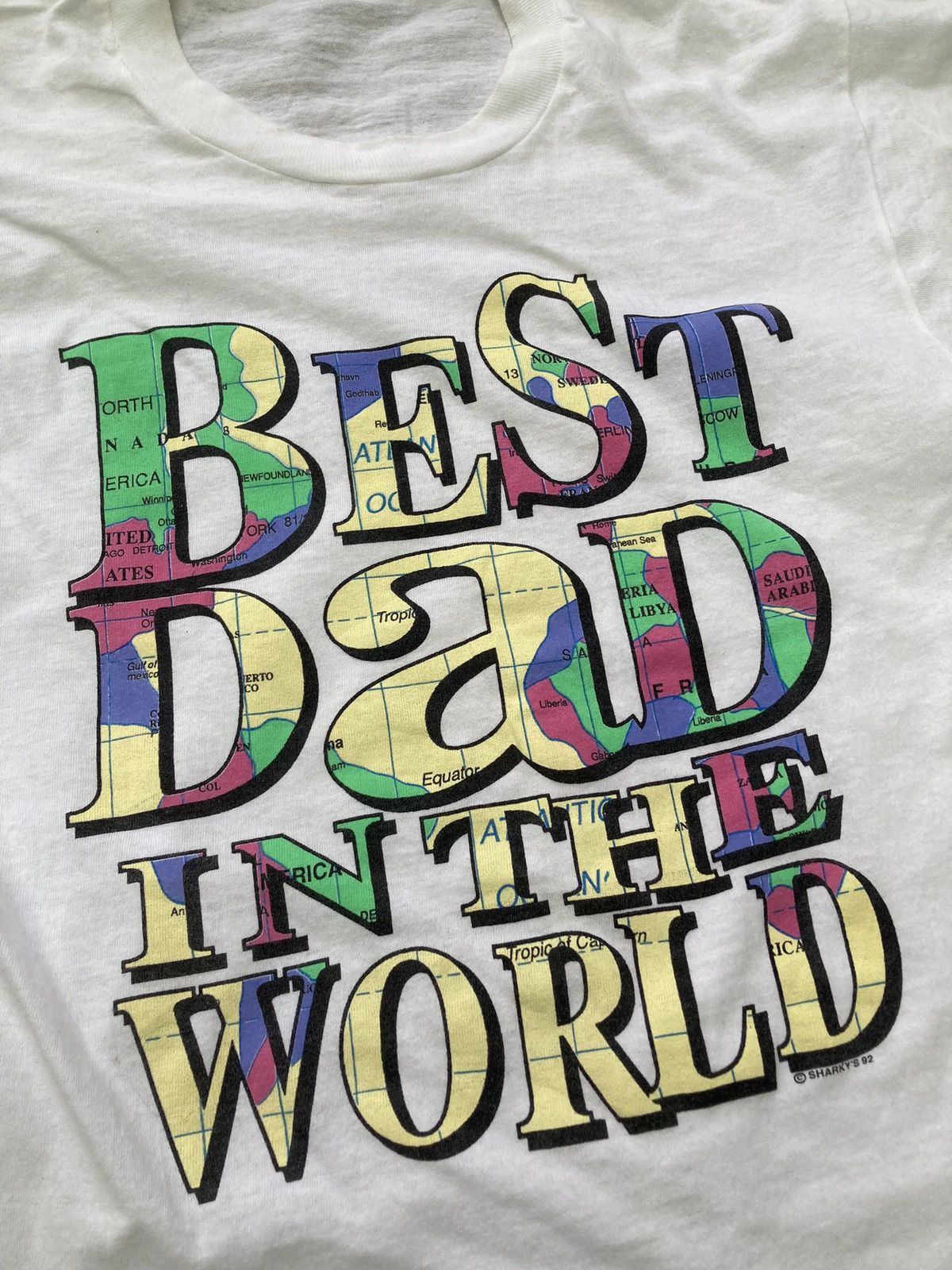 Vintage Vintage best dad in the world t shirt Size US L / EU 52-54 / 3 - 2 Thumbnail
