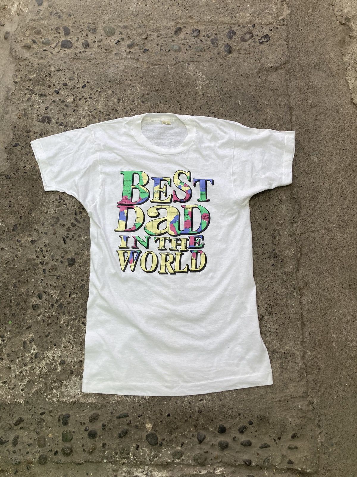 Vintage Vintage best dad in the world t shirt Size US L / EU 52-54 / 3 - 1 Thumbnail
