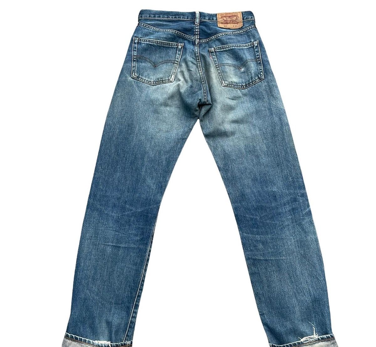 Levi's Vintage Levis 1995 502XX E 1967 Selvedge Aging Distressed Size US 29 - 4 Thumbnail