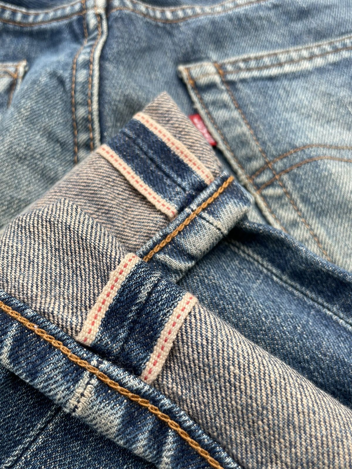 Levi's Vintage Levis 1995 502XX E 1967 Selvedge Aging Distressed Size US 29 - 16 Thumbnail