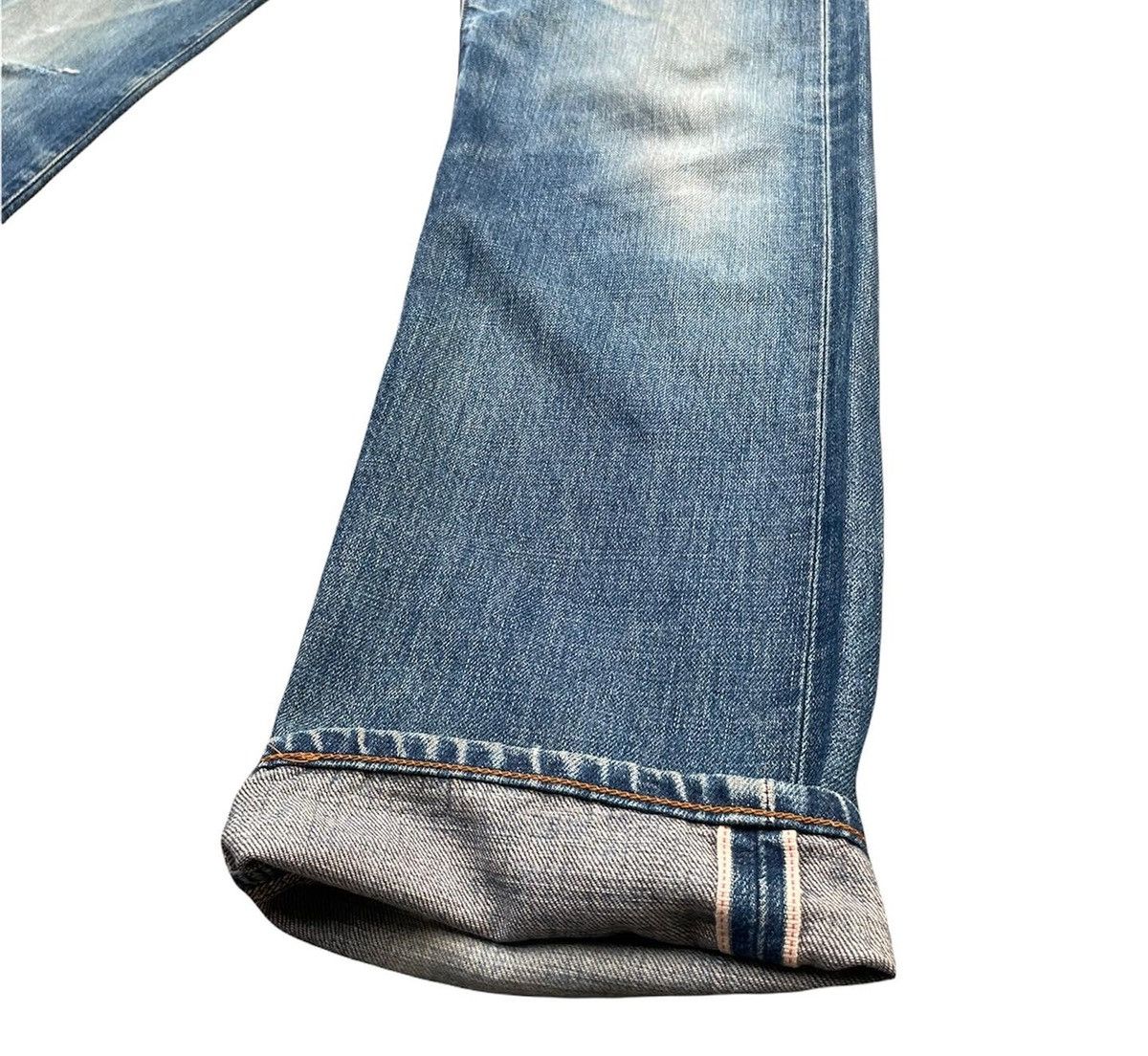 Levi's Vintage Levis 1995 502XX E 1967 Selvedge Aging Distressed Size US 29 - 2 Thumbnail