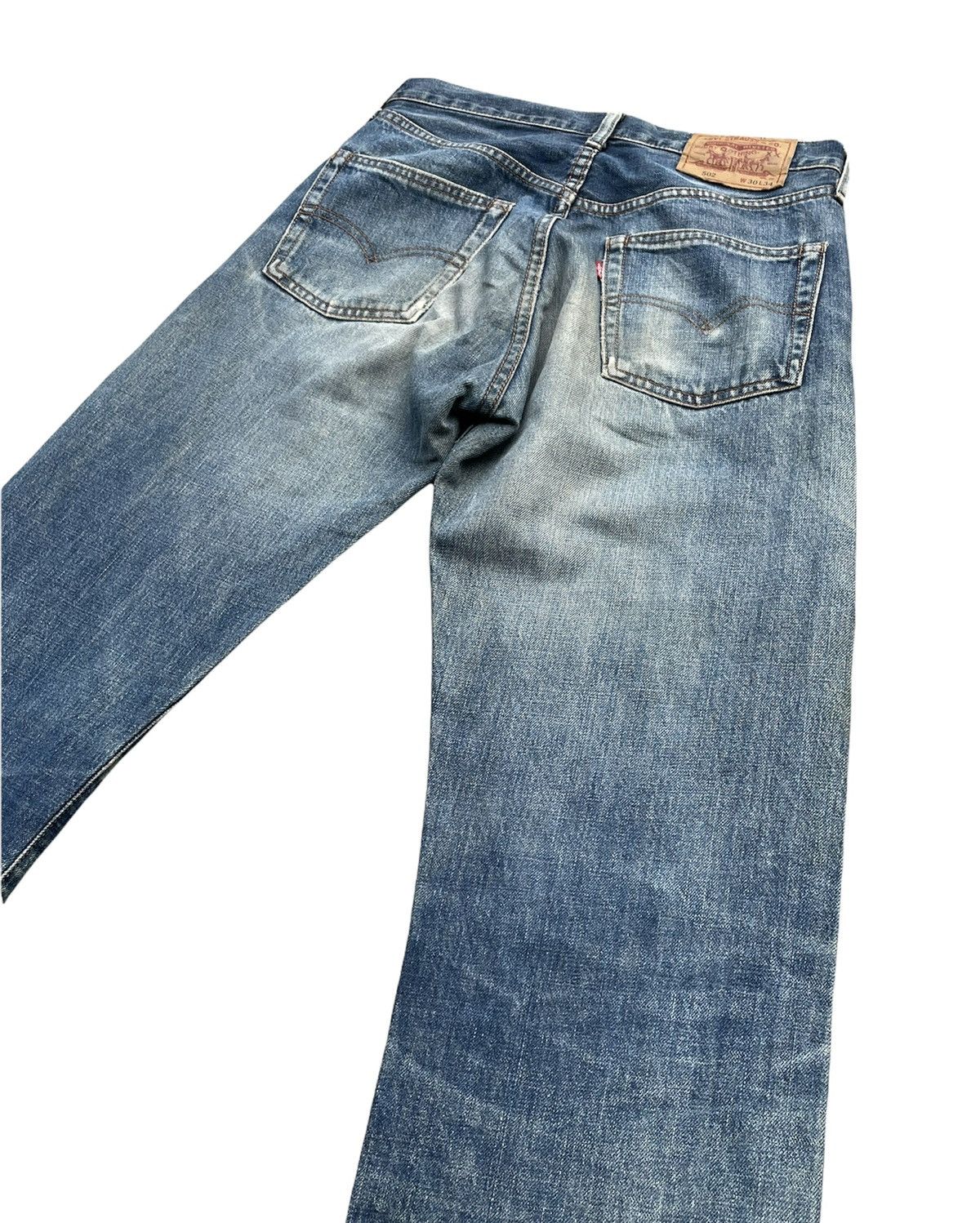 Levi's Vintage Levis 1995 502XX E 1967 Selvedge Aging Distressed Size US 29 - 13 Thumbnail