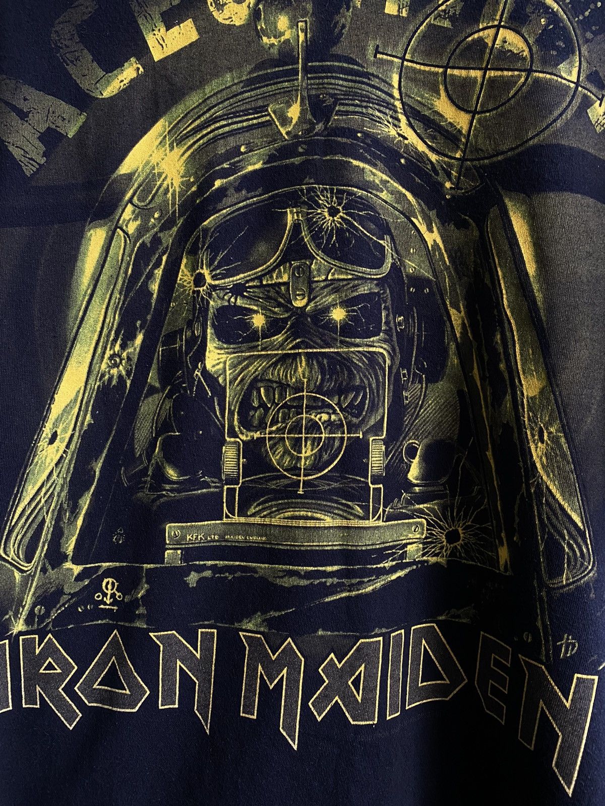 Vintage Vintage Iron Maiden “Aces High “ 2010 Band T Shirt Size US XL / EU 56 / 4 - 5 Thumbnail