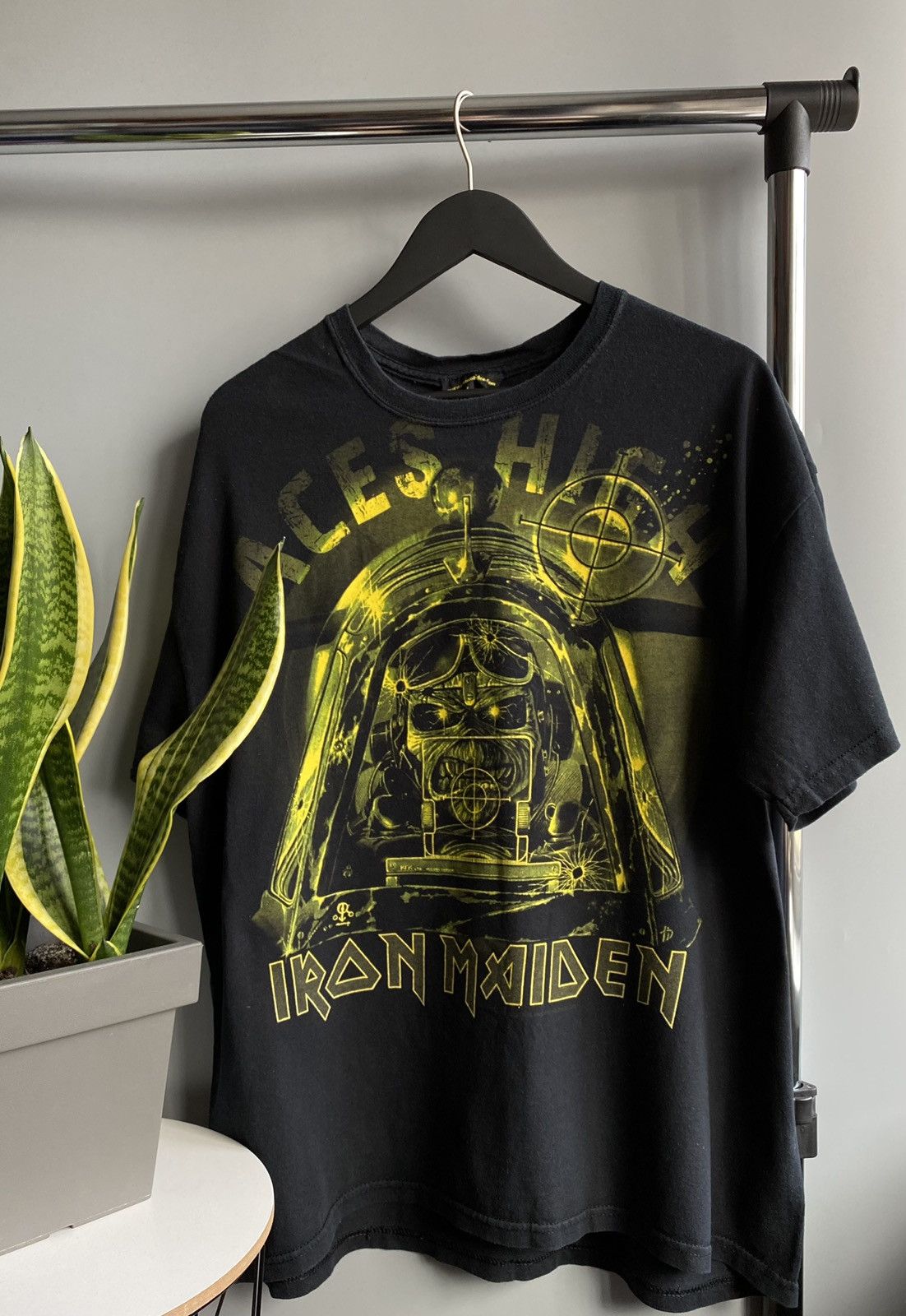 Band Tees Vintage Iron Maiden “Aces High “ 2010 Band T Shirt Size US XL / EU 56 / 4 - 1 Thumbnail