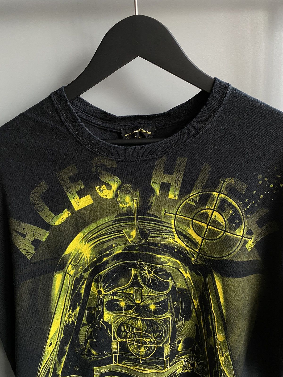 Band Tees Vintage Iron Maiden “Aces High “ 2010 Band T Shirt Size US XL / EU 56 / 4 - 6 Thumbnail