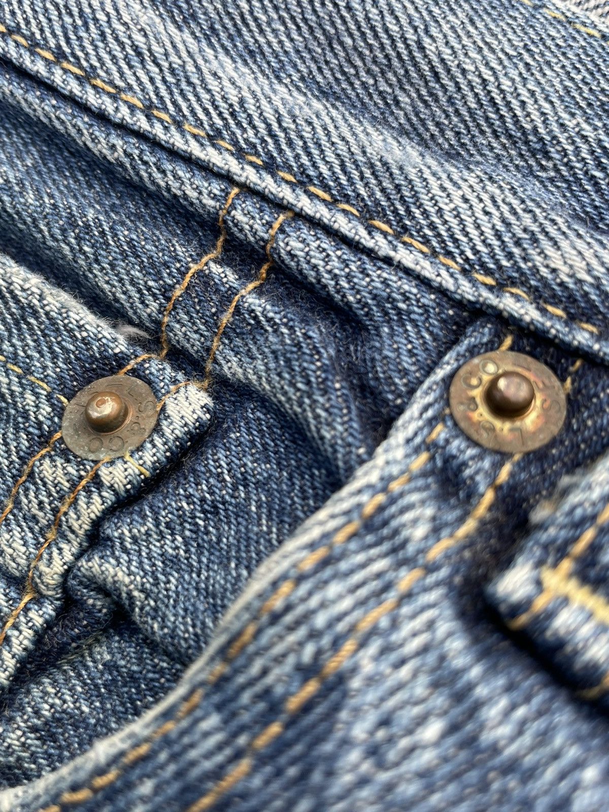 Levi's Vintage Levis 2003 502XX E 1967 Selvedge Aging Distressed Size US 34 / EU 50 - 22 Thumbnail