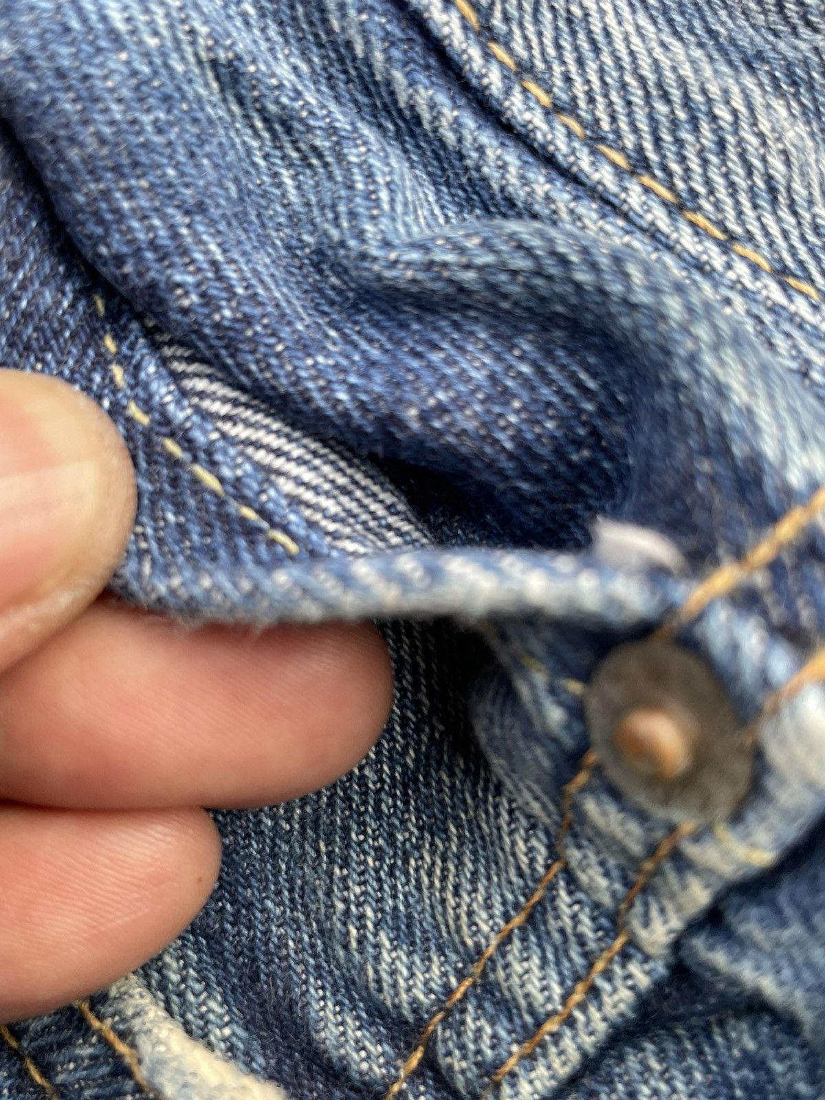 Levi's Vintage Levis 2003 502XX E 1967 Selvedge Aging Distressed Size US 34 / EU 50 - 21 Thumbnail