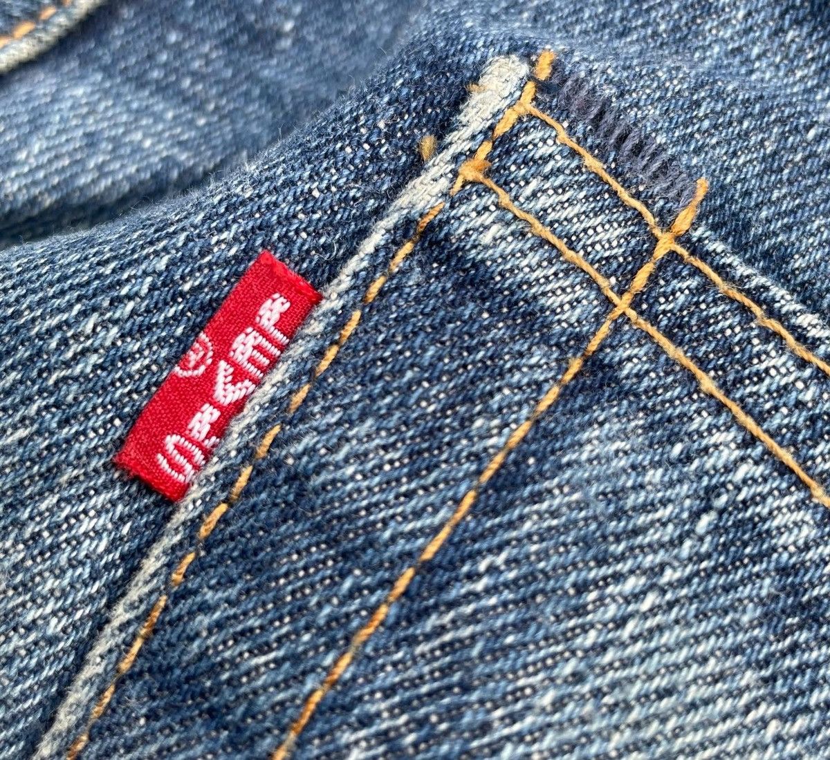 Levi's Vintage Levis 2003 502XX E 1967 Selvedge Aging Distressed Size US 34 / EU 50 - 8 Thumbnail