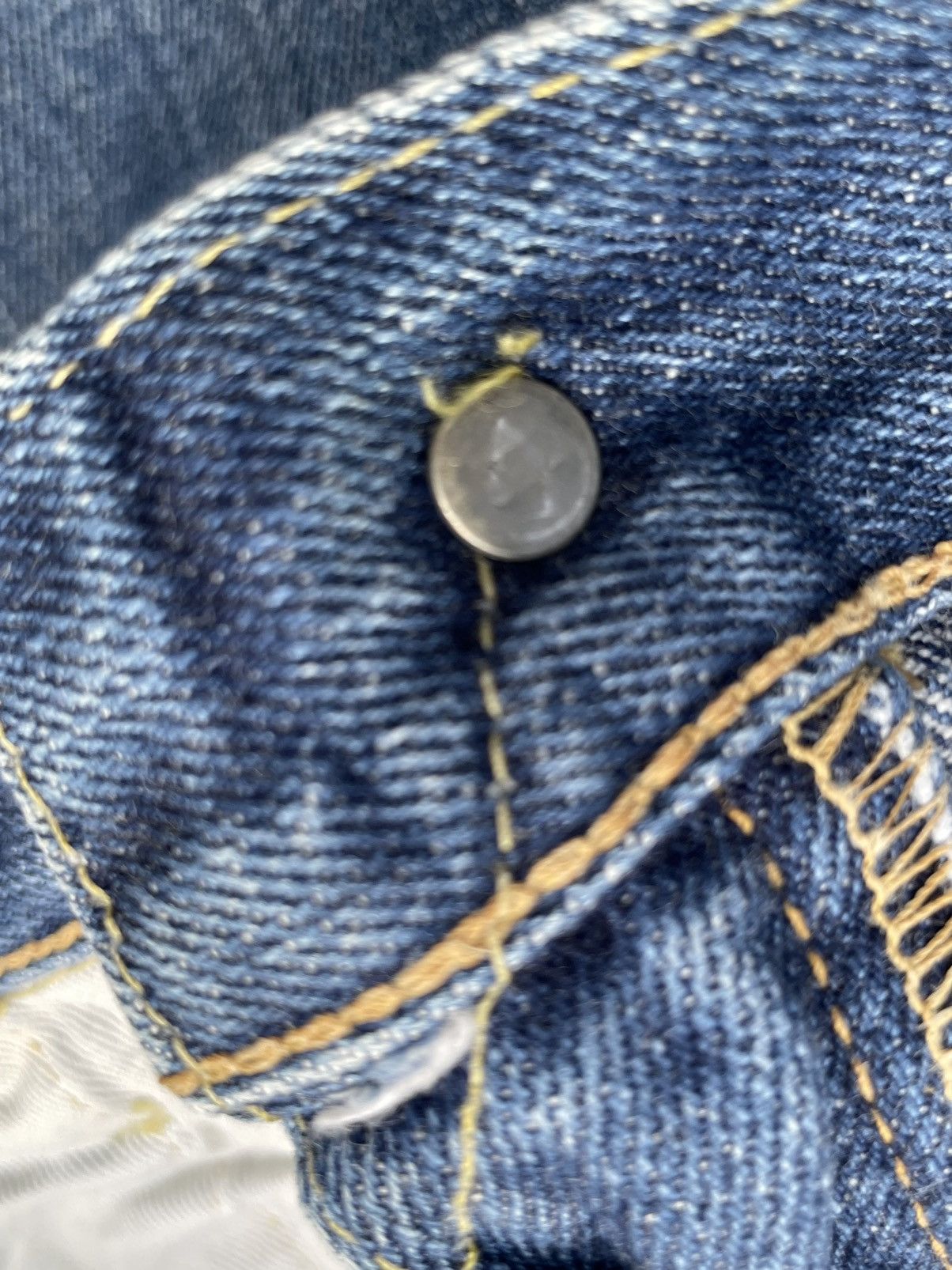 Levi's Vintage Levis 2003 502XX E 1967 Selvedge Aging Distressed Size US 34 / EU 50 - 20 Thumbnail