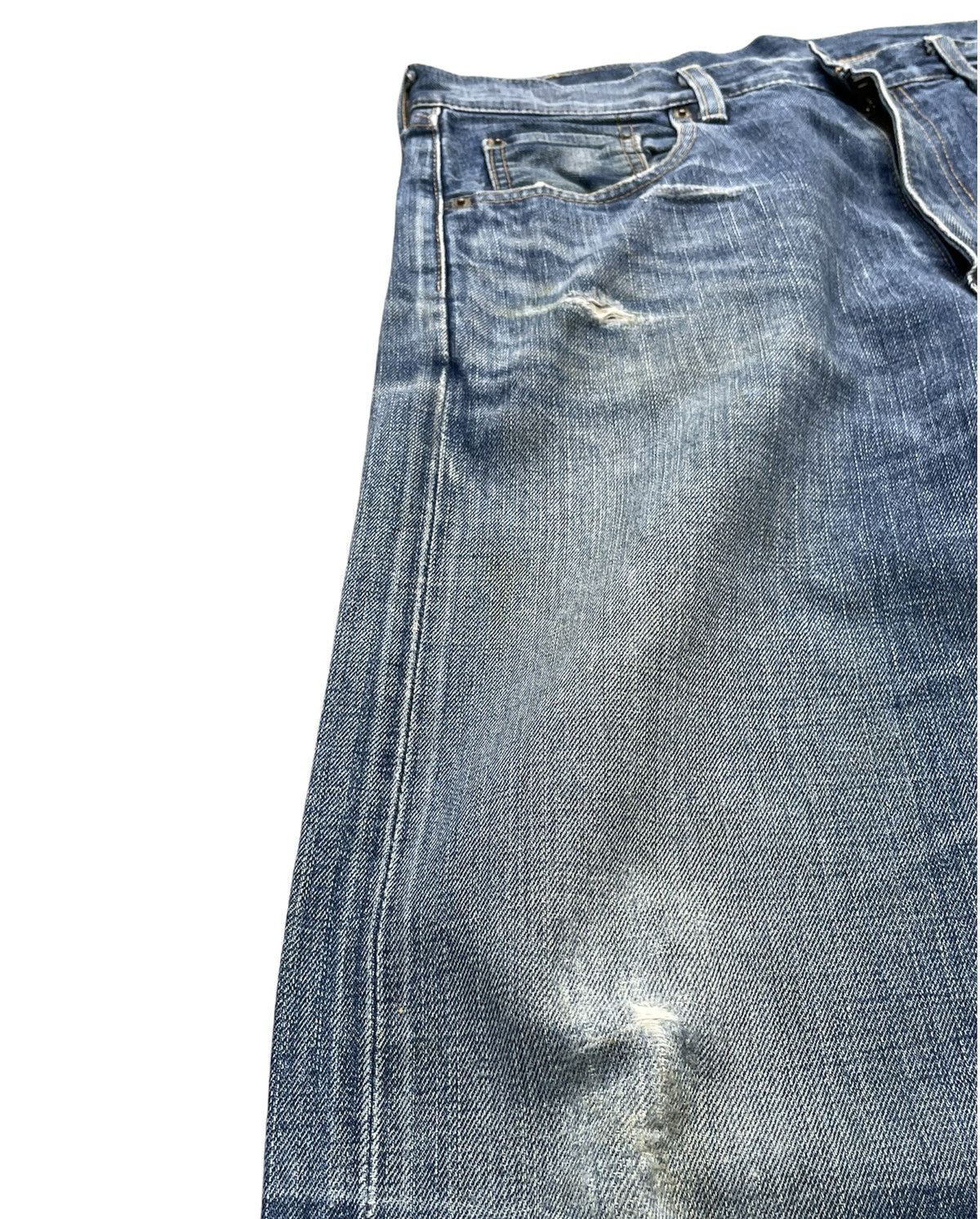 Levi's Vintage Levis 2003 502XX E 1967 Selvedge Aging Distressed Size US 34 / EU 50 - 12 Thumbnail