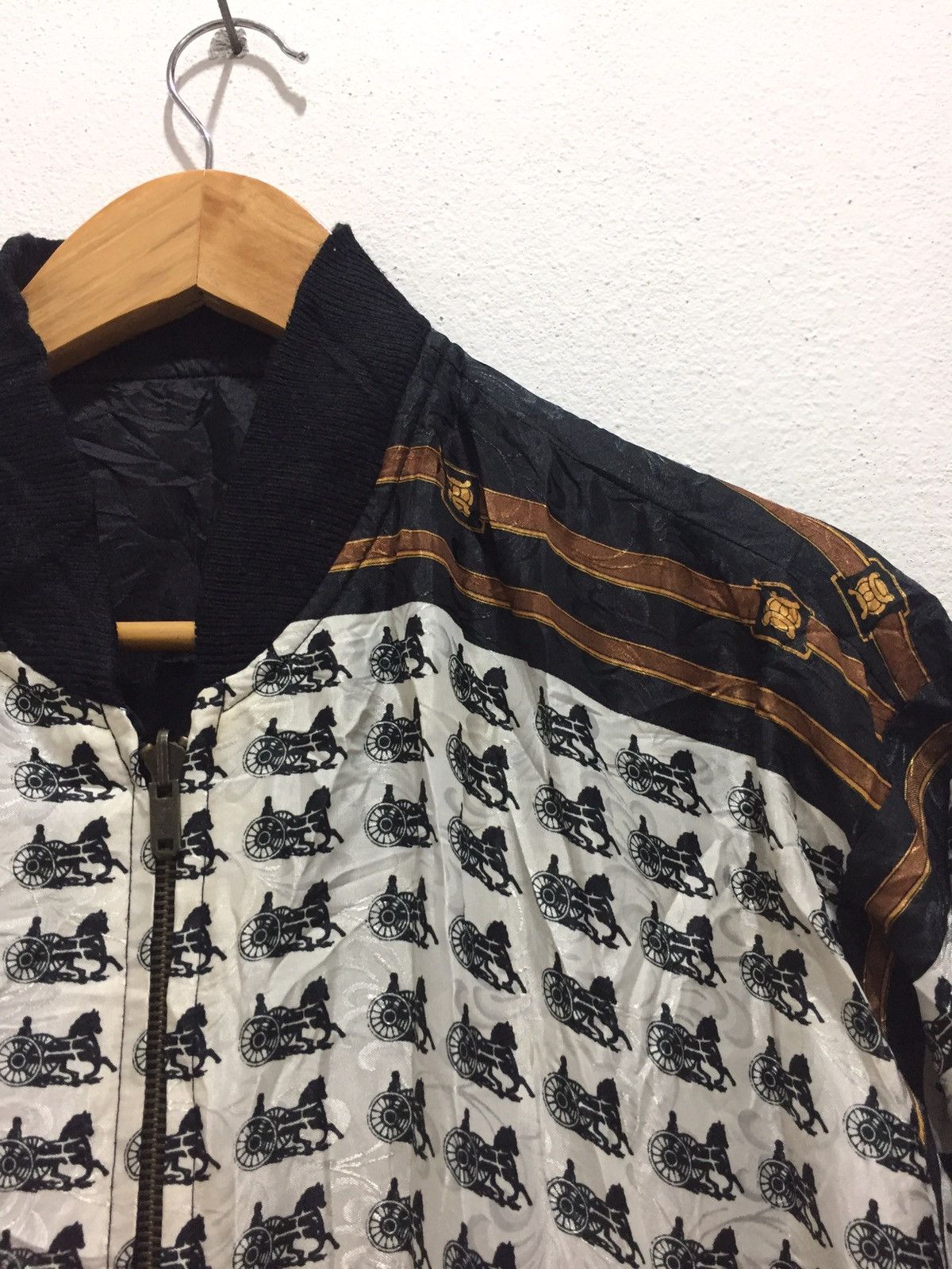 Vintage Vintage Custom Reversible Jacket Polyester like Hermes Size US XL / EU 56 / 4 - 3 Thumbnail