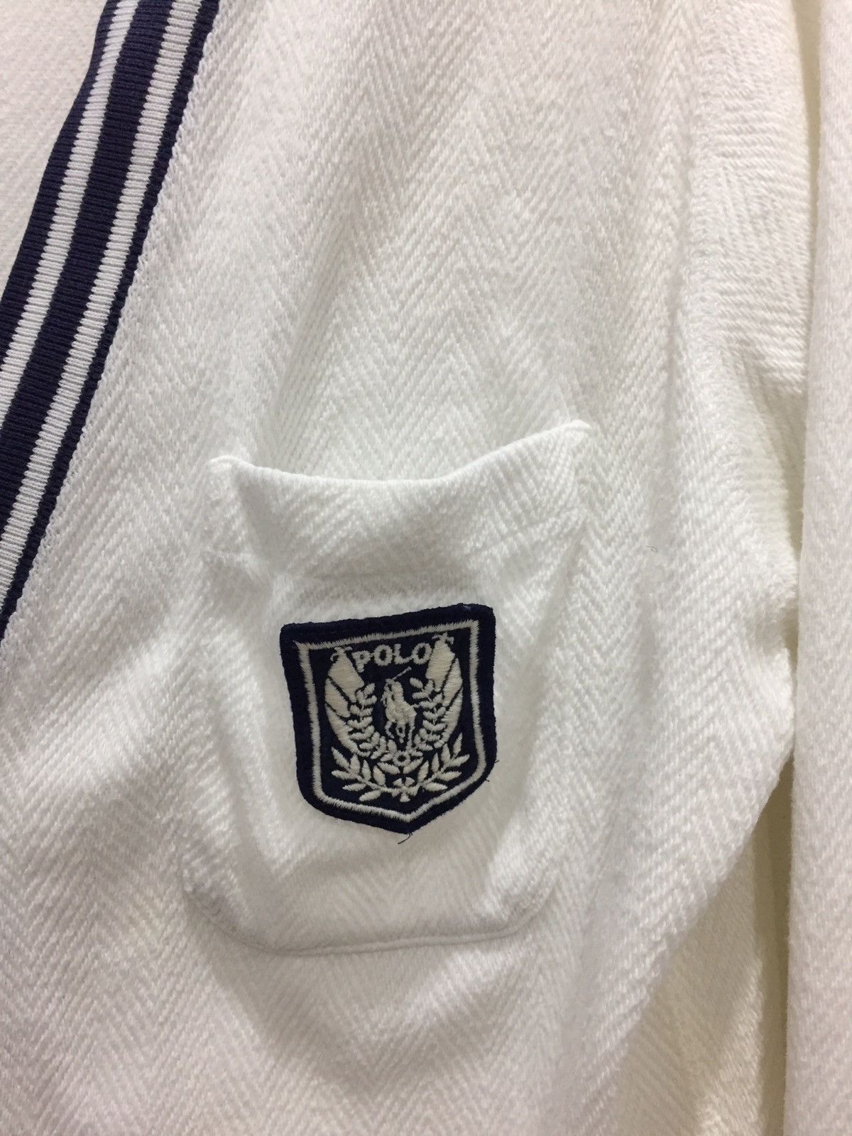 Polo Ralph Lauren × Vintage Polo Ralph Lauren Cardigan Sweater with Patches on Pocket Size US M / EU 48-50 / 2 - 3 Thumbnail