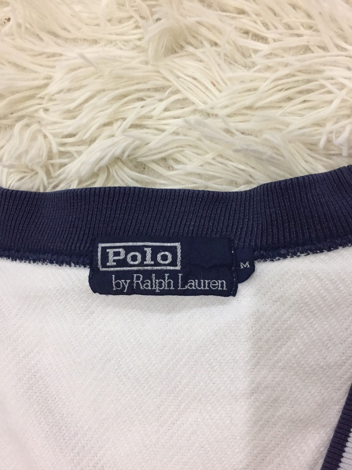 Polo Ralph Lauren × Vintage Polo Ralph Lauren Cardigan Sweater with Patches on Pocket Size US M / EU 48-50 / 2 - 8 Thumbnail