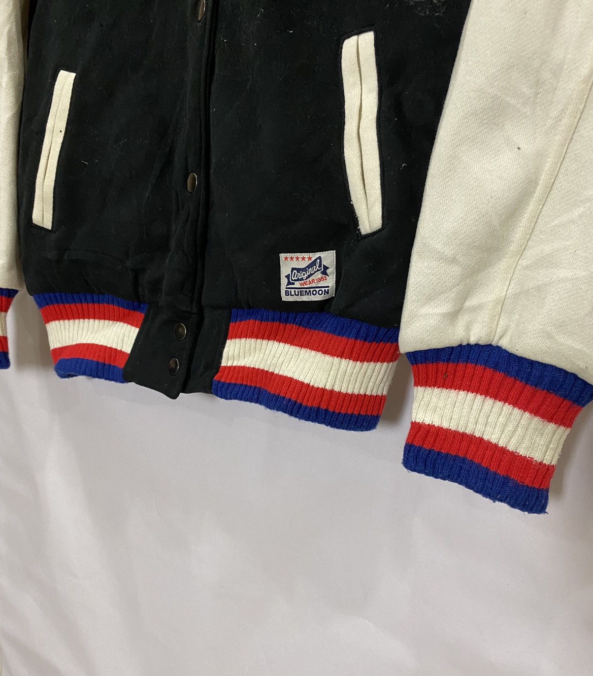 Vintage Vintage Blue Moon Varsity Button Up Jacket Nice SpellOut Size US M / EU 48-50 / 2 - 4 Thumbnail