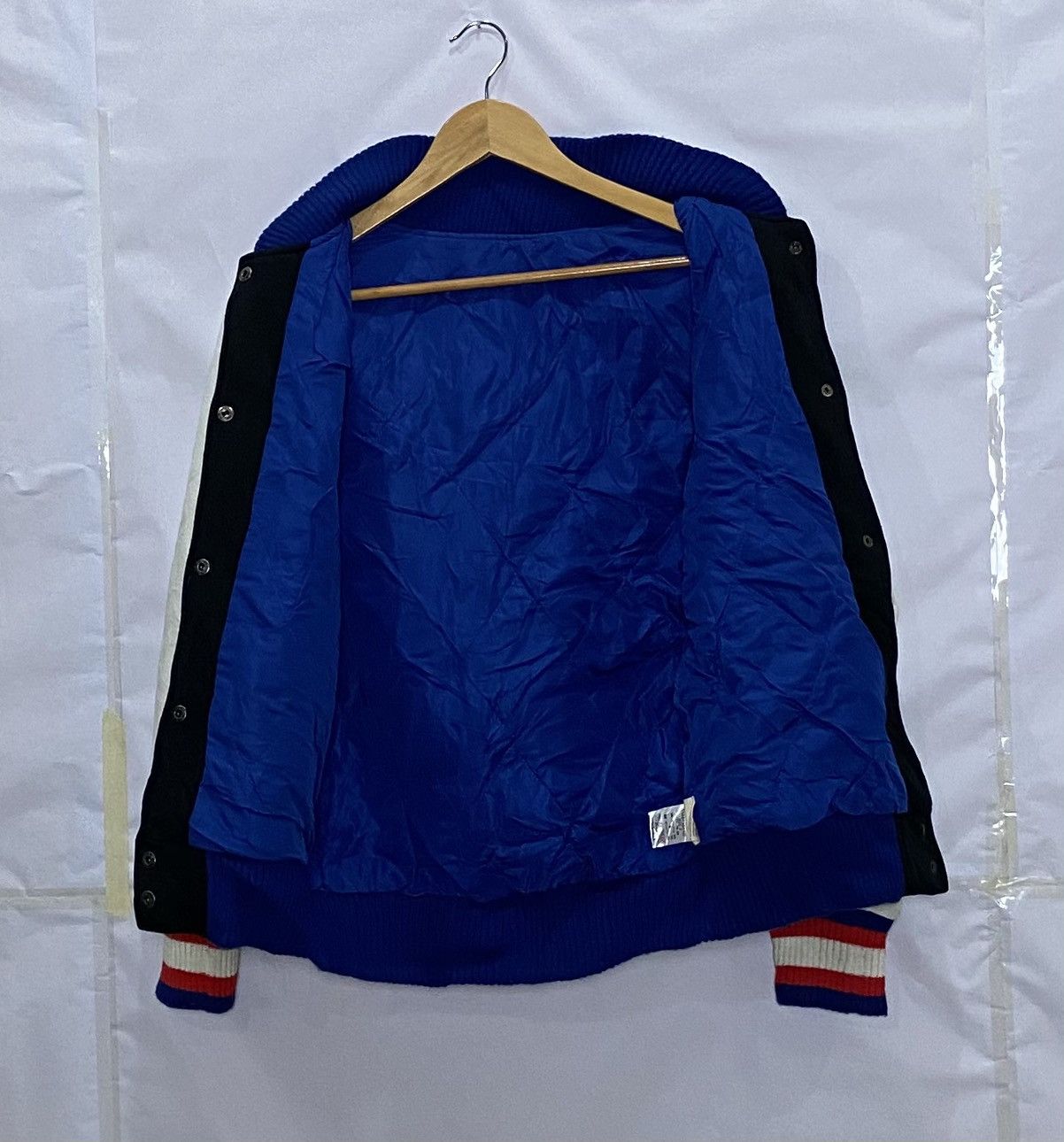 Vintage Vintage Blue Moon Varsity Button Up Jacket Nice SpellOut Size US M / EU 48-50 / 2 - 6 Thumbnail