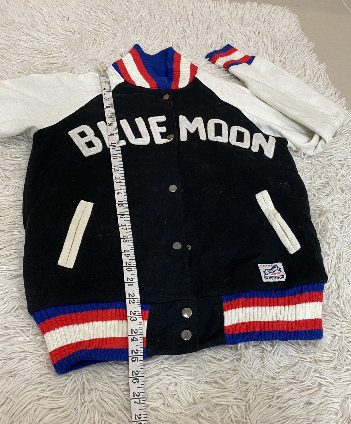 Vintage Vintage Blue Moon Varsity Button Up Jacket Nice SpellOut Size US M / EU 48-50 / 2 - 9 Thumbnail