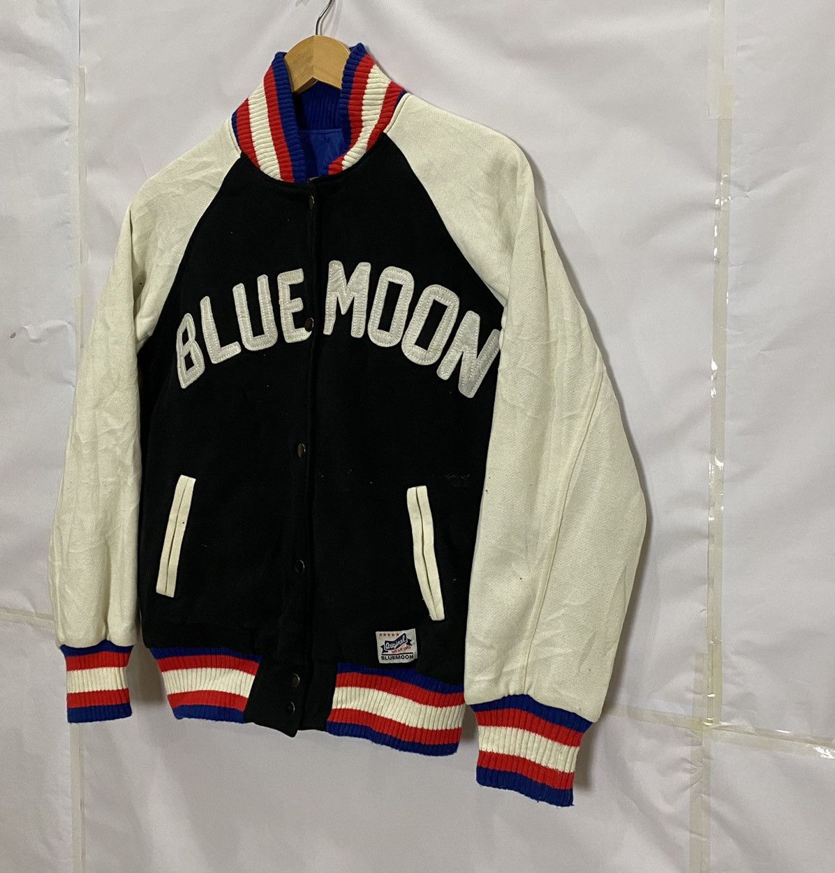 Vintage Vintage Blue Moon Varsity Button Up Jacket Nice SpellOut Size US M / EU 48-50 / 2 - 3 Thumbnail