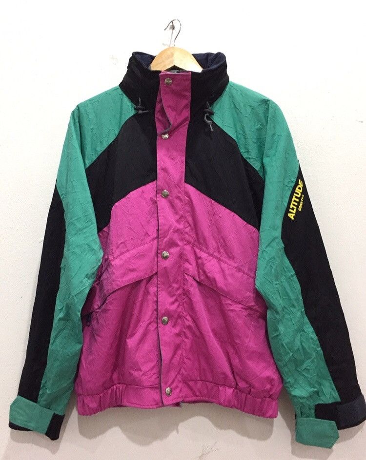 Goretex × Japanese Brand × Vintage Vintage Altitude Goretex Jacket Zipper Multicolour Block Size US L / EU 52-54 / 3 - 1 Thumbnail