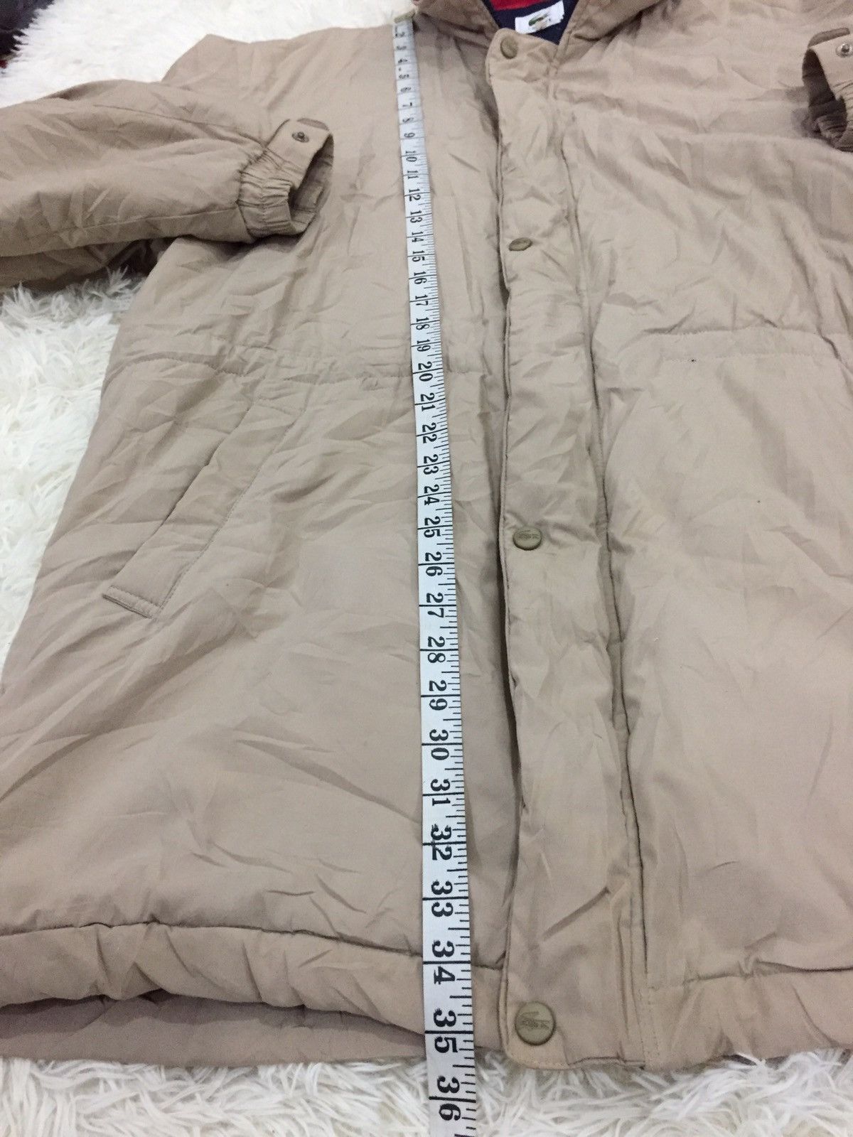 Lacoste × Vintage Vintage Lacoste Full Zipper Button Up Jacket Like Puffer Size US L / EU 52-54 / 3 - 12 Thumbnail