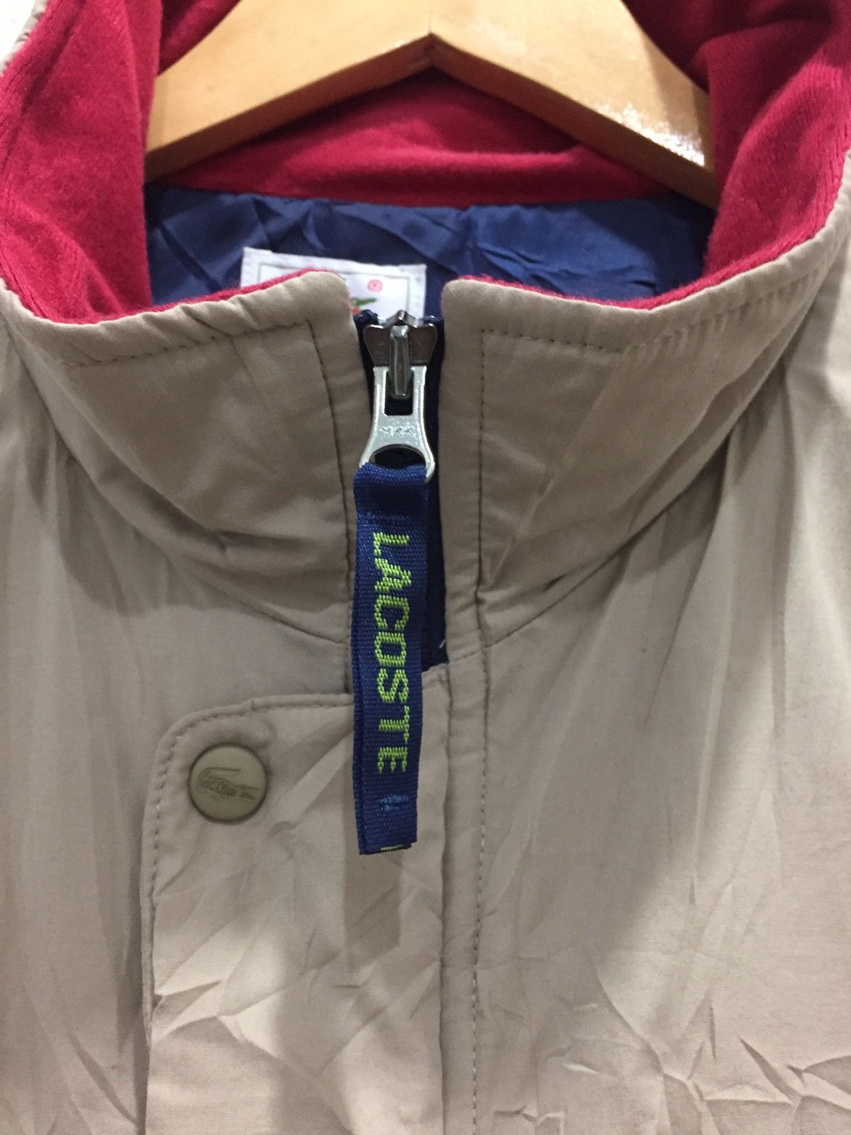 Lacoste × Vintage Vintage Lacoste Full Zipper Button Up Jacket Like Puffer Size US L / EU 52-54 / 3 - 5 Thumbnail