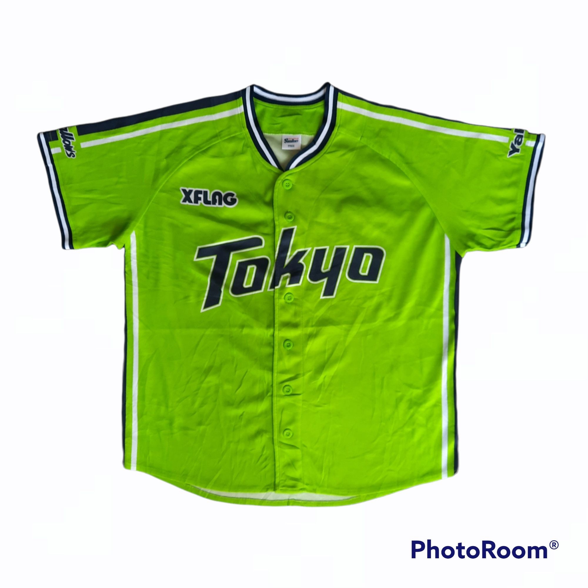 Japanese Brand 🔥NPB tokyo yakult swallows baseball jersey Size US M / EU 48-50 / 2 - 1 Thumbnail