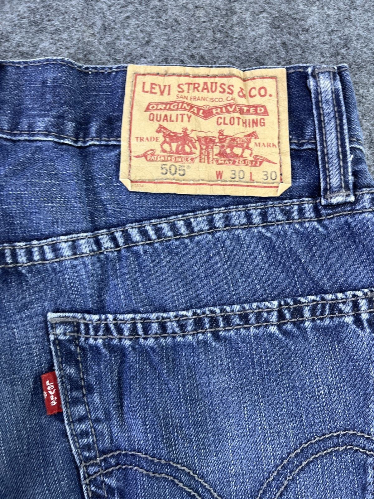 Levi's × Vintage Vintage Levis 505 High Waist Jeans - J843 Size 30" / US 8 / IT 44 - 12 Thumbnail