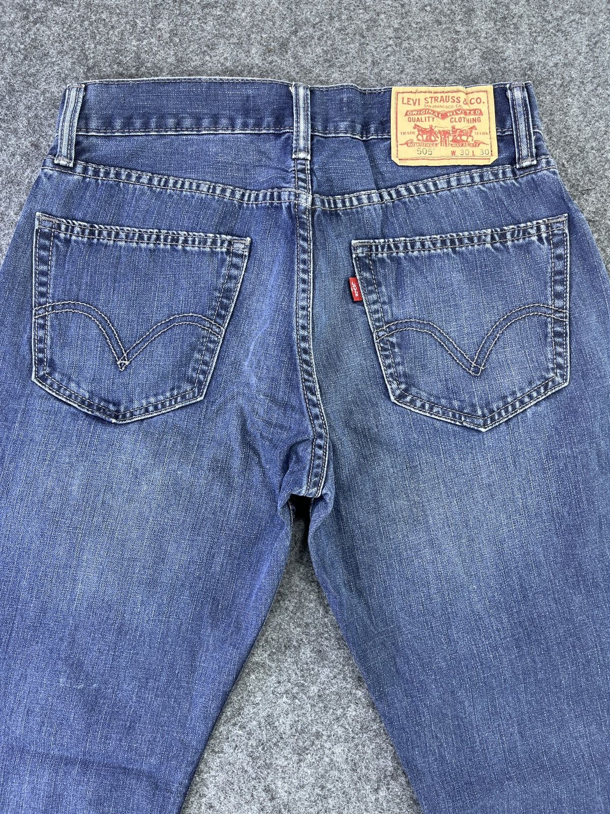 Levi's × Vintage Vintage Levis 505 High Waist Jeans - J843 Size 30" / US 8 / IT 44 - 4 Thumbnail