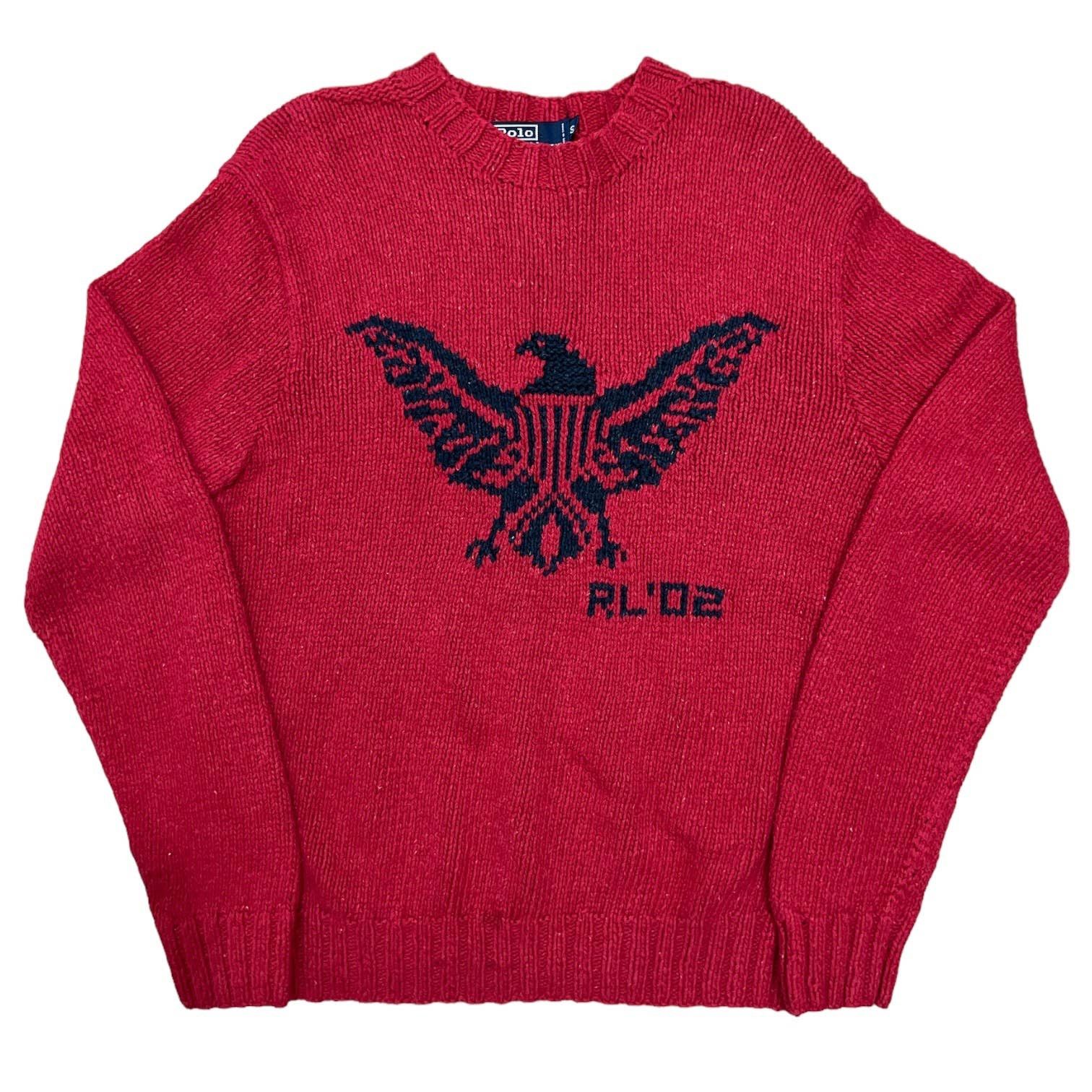 2002 Polo Ralph Lauren Eagle Knit Sweater