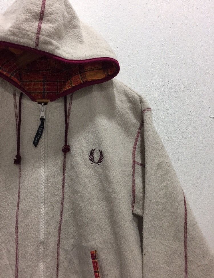 Fred Perry Reversible Fred Perry Sherpa Fleece Jacket Quilted Tartan Size US S / EU 44-46 / 1 - 5 Thumbnail