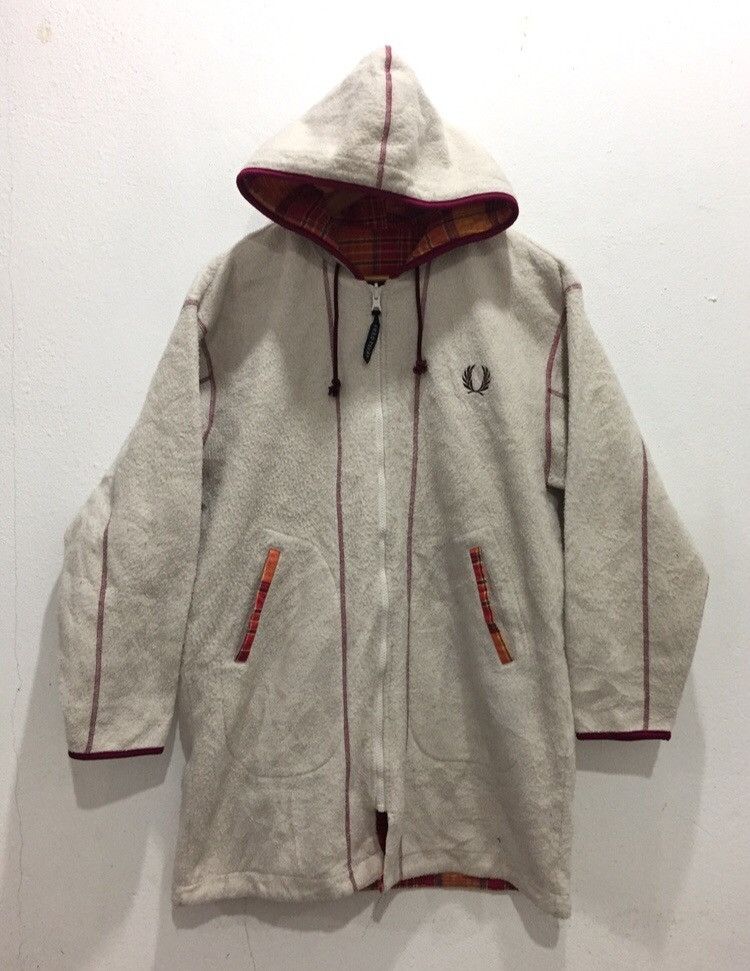 Fred Perry Reversible Fred Perry Sherpa Fleece Jacket Quilted Tartan Size US S / EU 44-46 / 1 - 2 Thumbnail