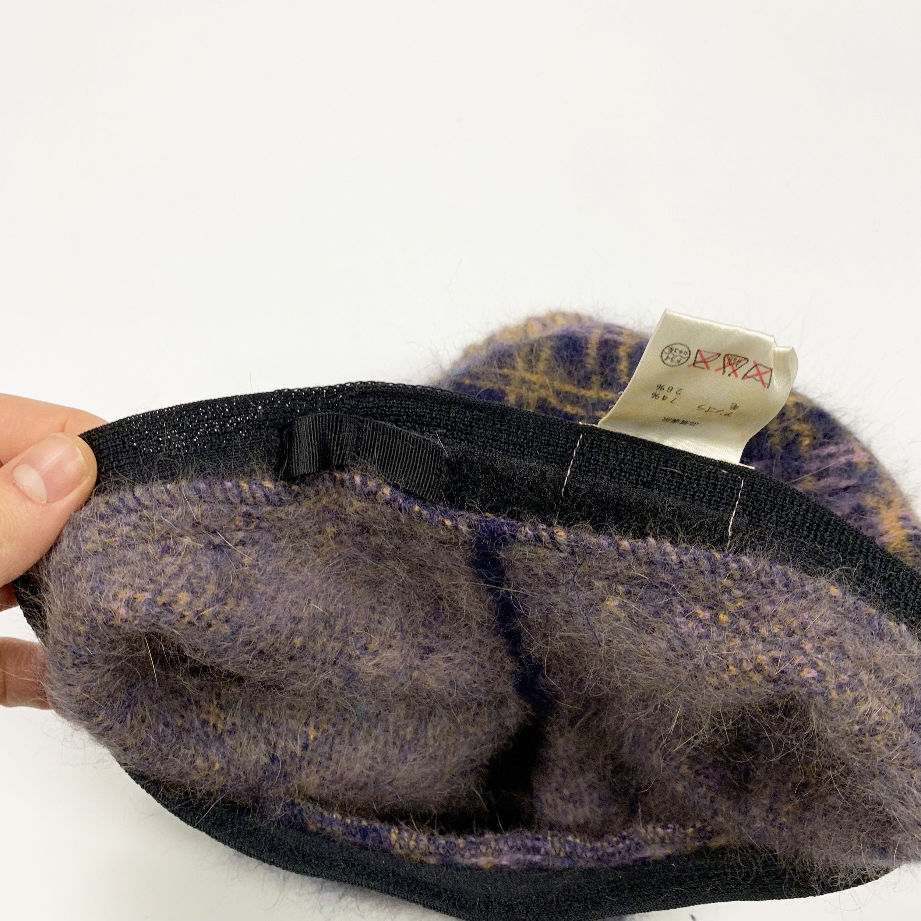 Vivienne Westwood Mohair Plaid Beanie / Golf Beret Size ONE SIZE - 7 Thumbnail