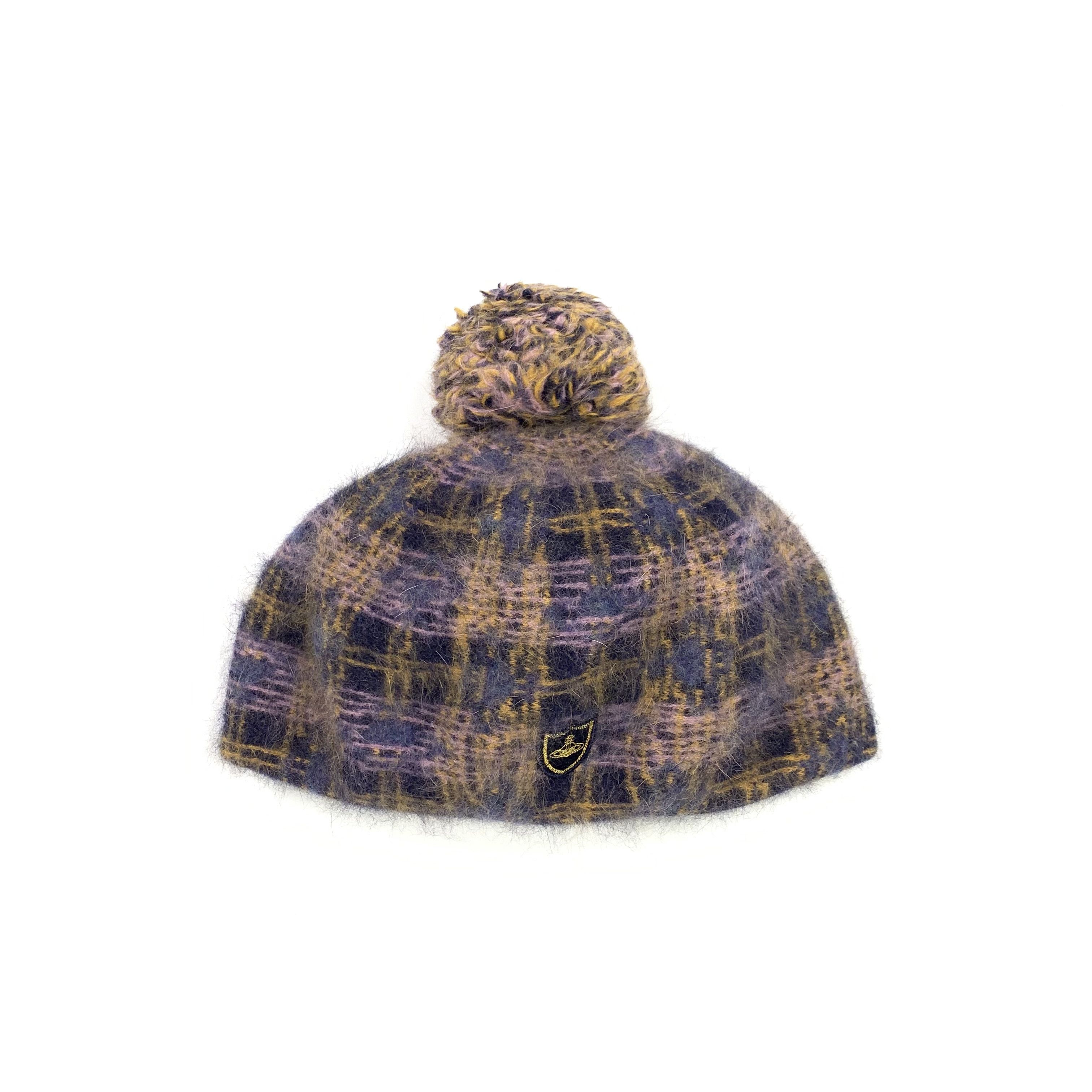 Vivienne Westwood Mohair Plaid Beanie / Golf Beret Size ONE SIZE - 3 Thumbnail