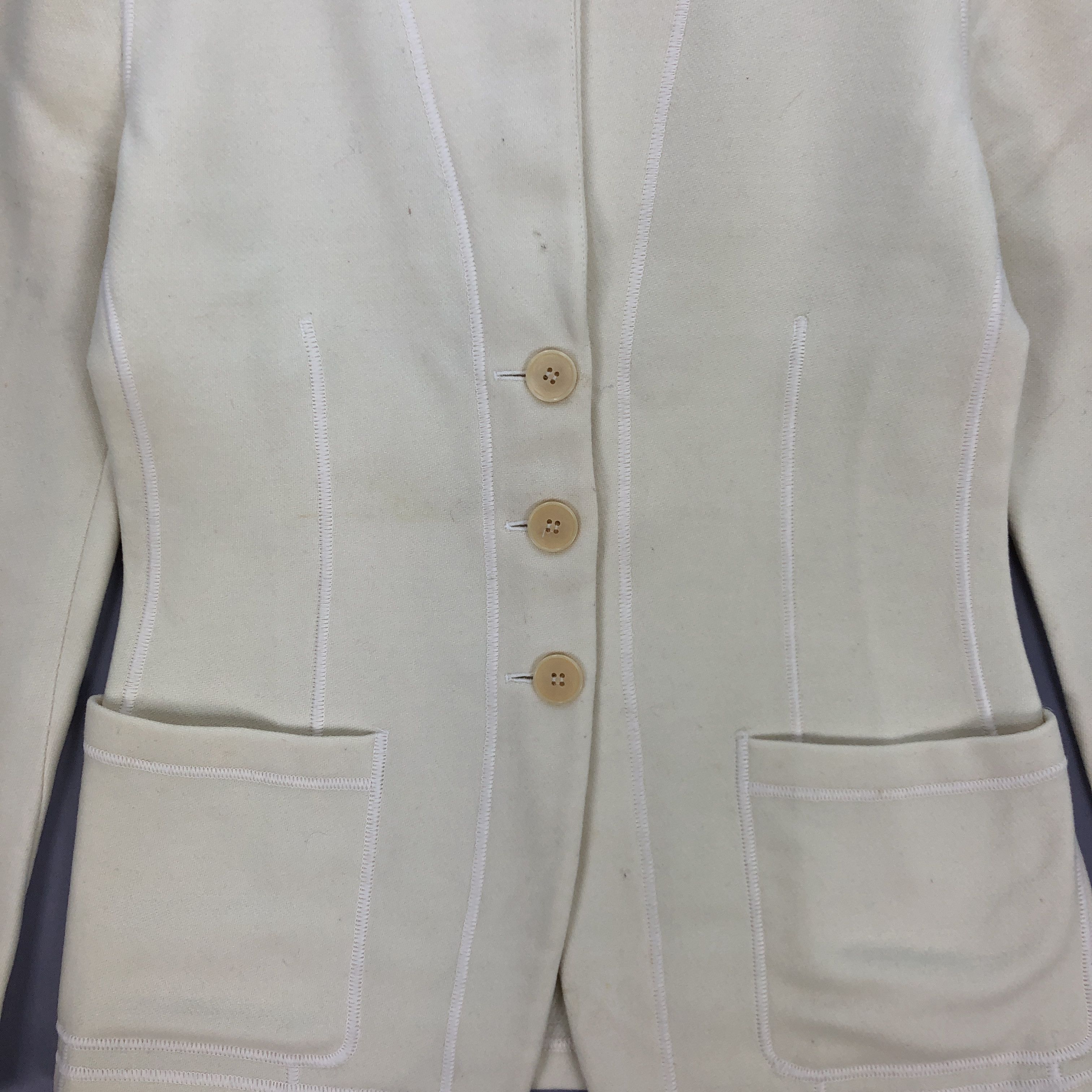 Armani × Giorgio Armani × Vintage Vintage Emporio Armani Jacket Armani Blazer Coat | BS20287. Size XS / US 0-2 / IT 36-38 - 3 Thumbnail