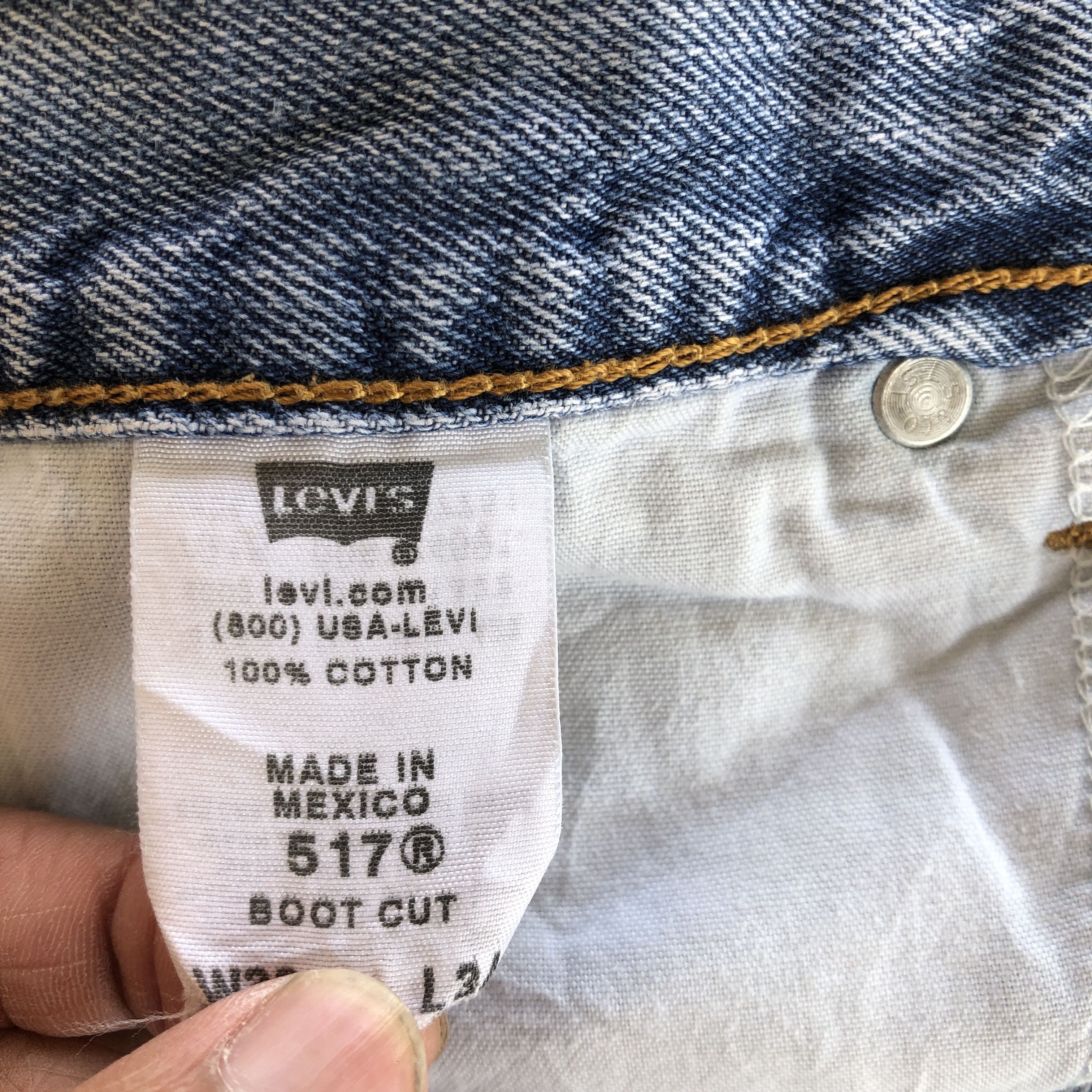 Levi's Vintage Levi's 517 Bell Bottom Jeans Levis Wide Leg Denim Size US 34 / EU 50 - 9 Thumbnail