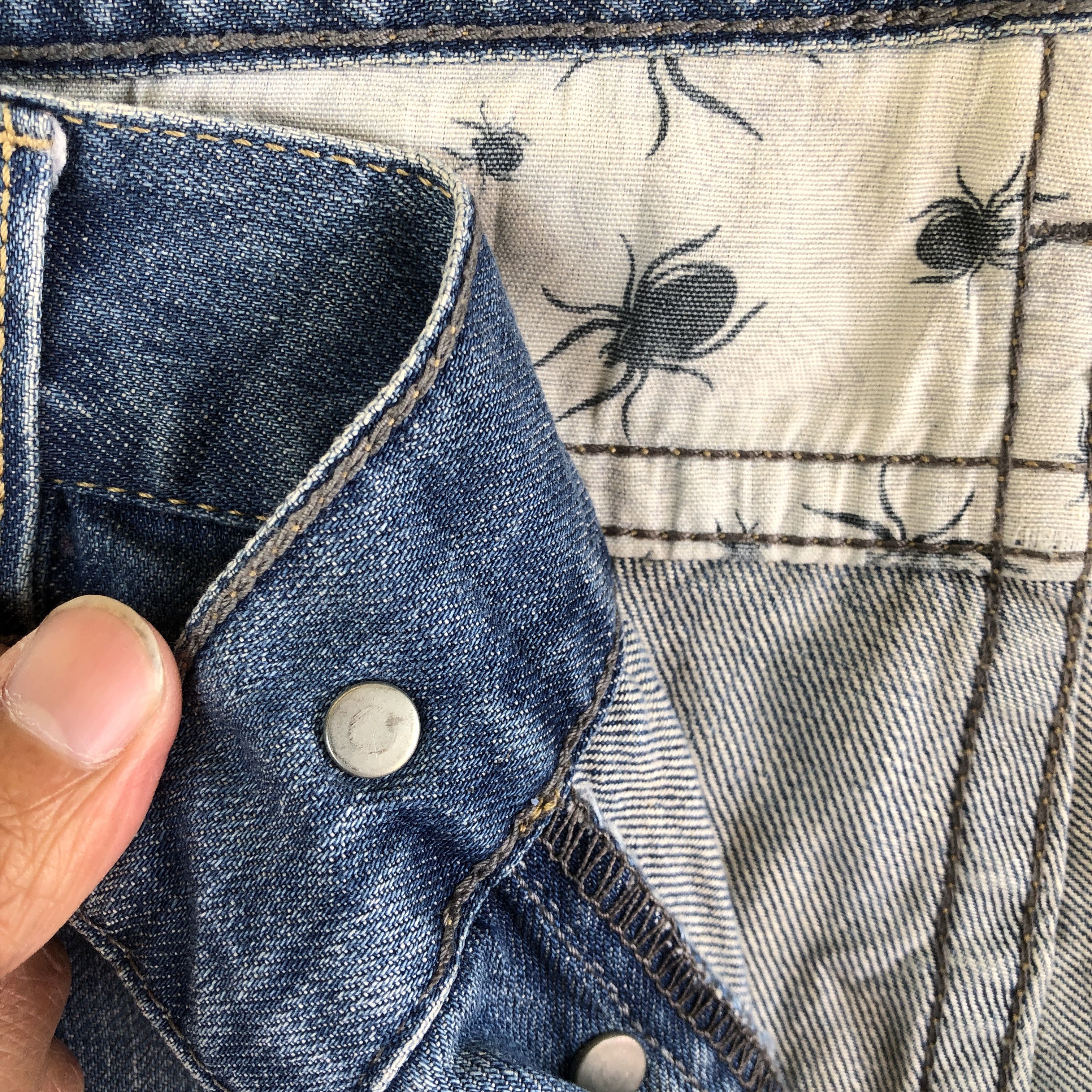 Designer × Vintage Vintage Collezione Distressed Jeans Japanese Denim Pants Size US 36 / EU 52 - 7 Thumbnail
