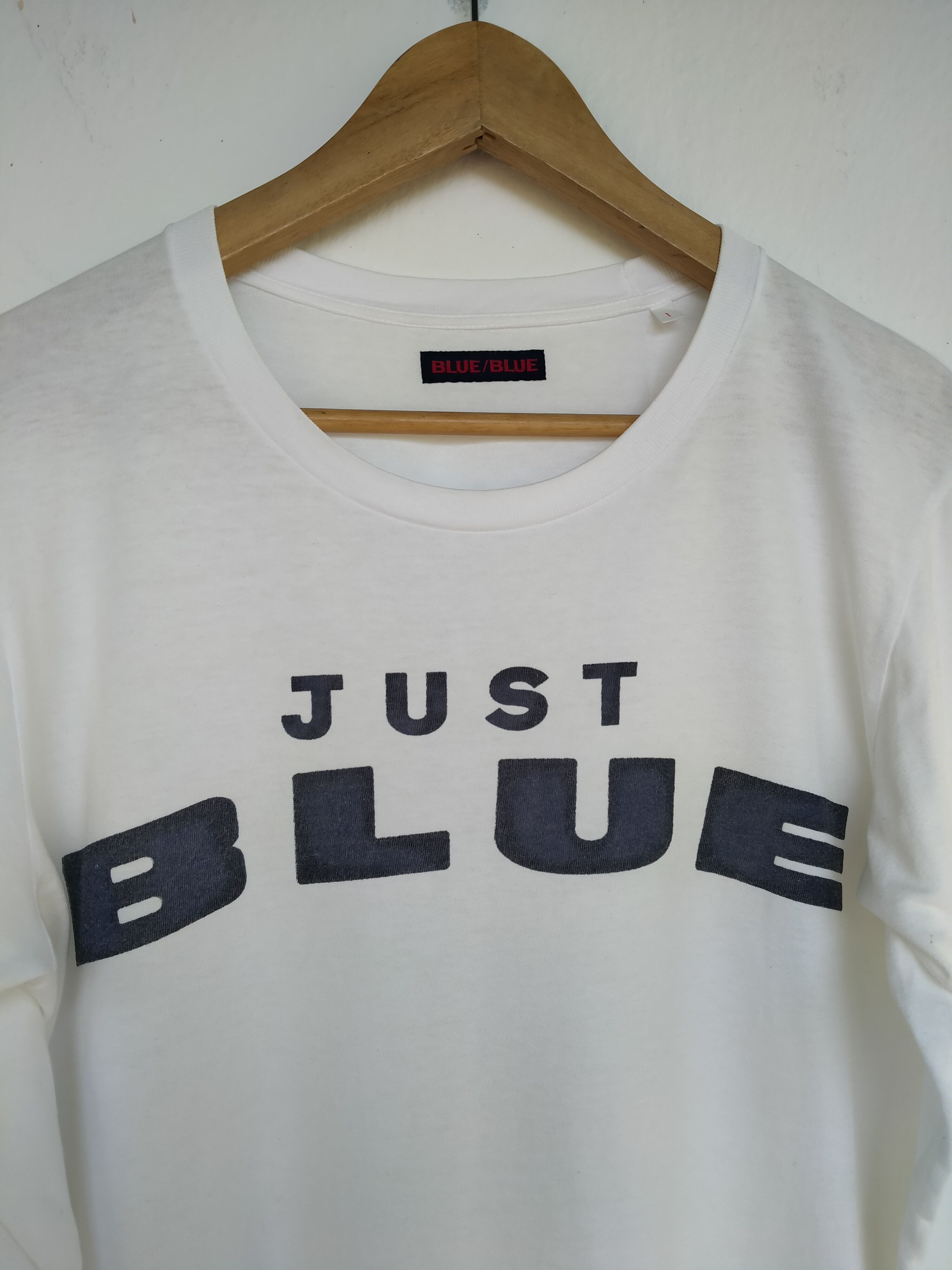 Blue Blue Japan Vintage Japanese Brand Blue Blue Just Blue Size US M / EU 48-50 / 2 - 3 Thumbnail