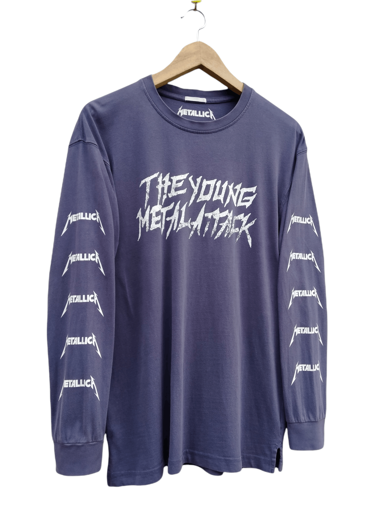 Band Tees METALLICA THE YOUNG METAL ATTACK LONG SLEEVE BACKHIT Size US M / EU 48-50 / 2 - 5 Thumbnail